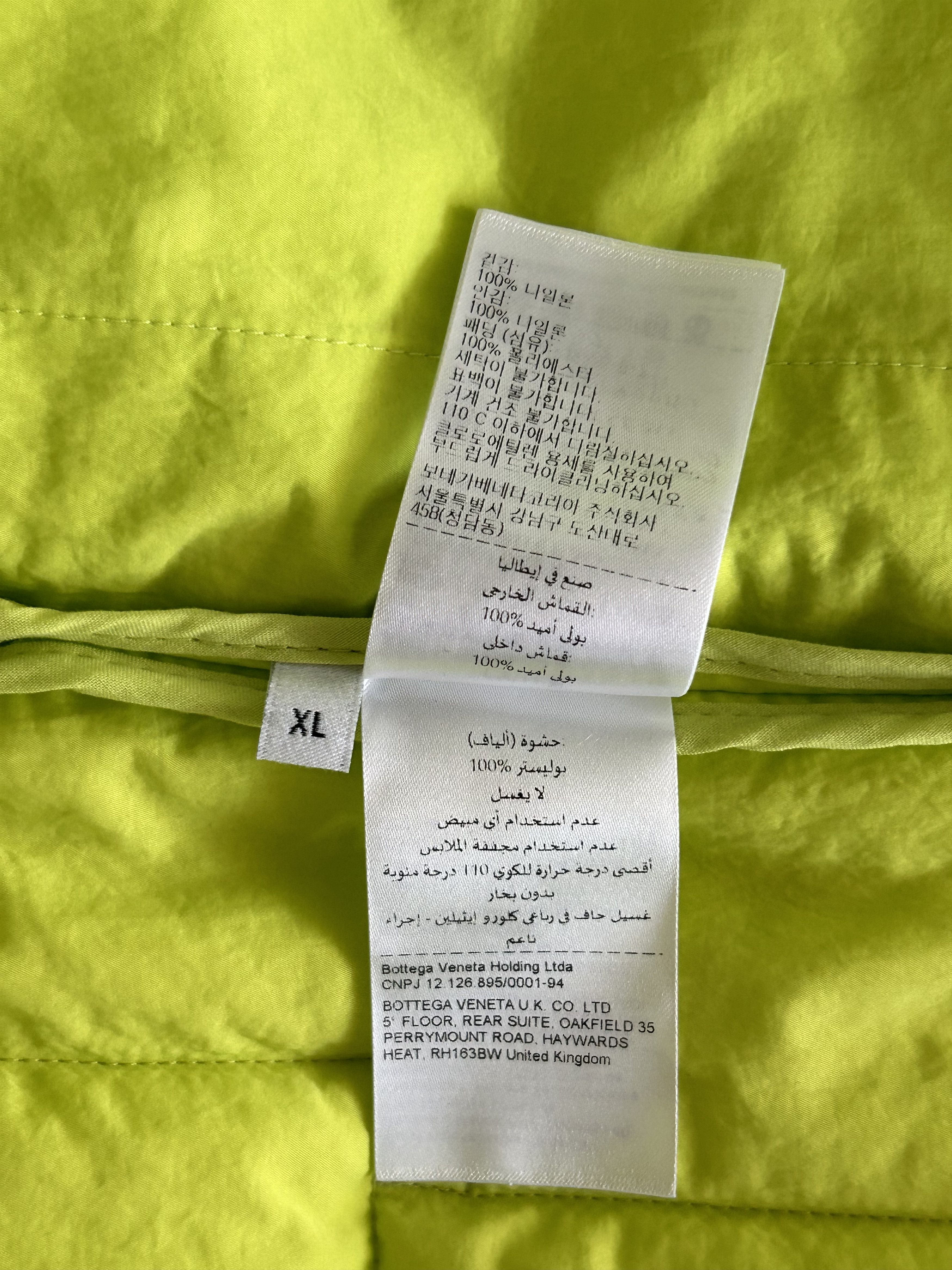 Bottega Veneta Bottega Veneta Yellow Quilted Vest Size US XL / EU 56 / 4 - 7 Thumbnail