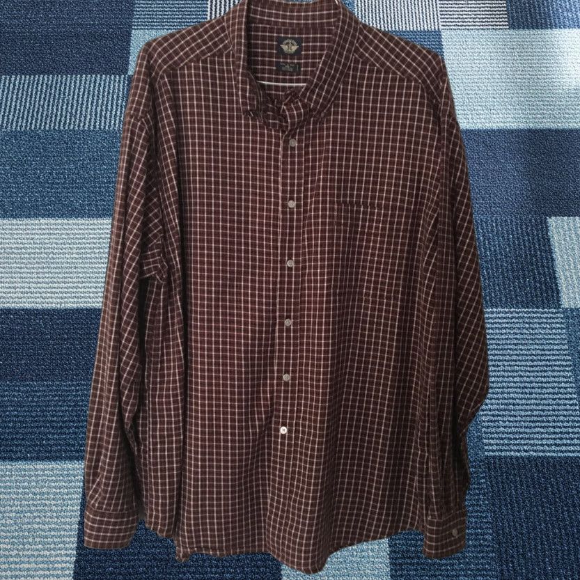 Dockers DOCKERS Shirt Mens Long Sleeve Plaid Red White Black Button-Down Sz XXL Button-Up Casual 2XL Fall Winter Classic Size US XXL / EU 58 / 5 - 1 Thumbnail