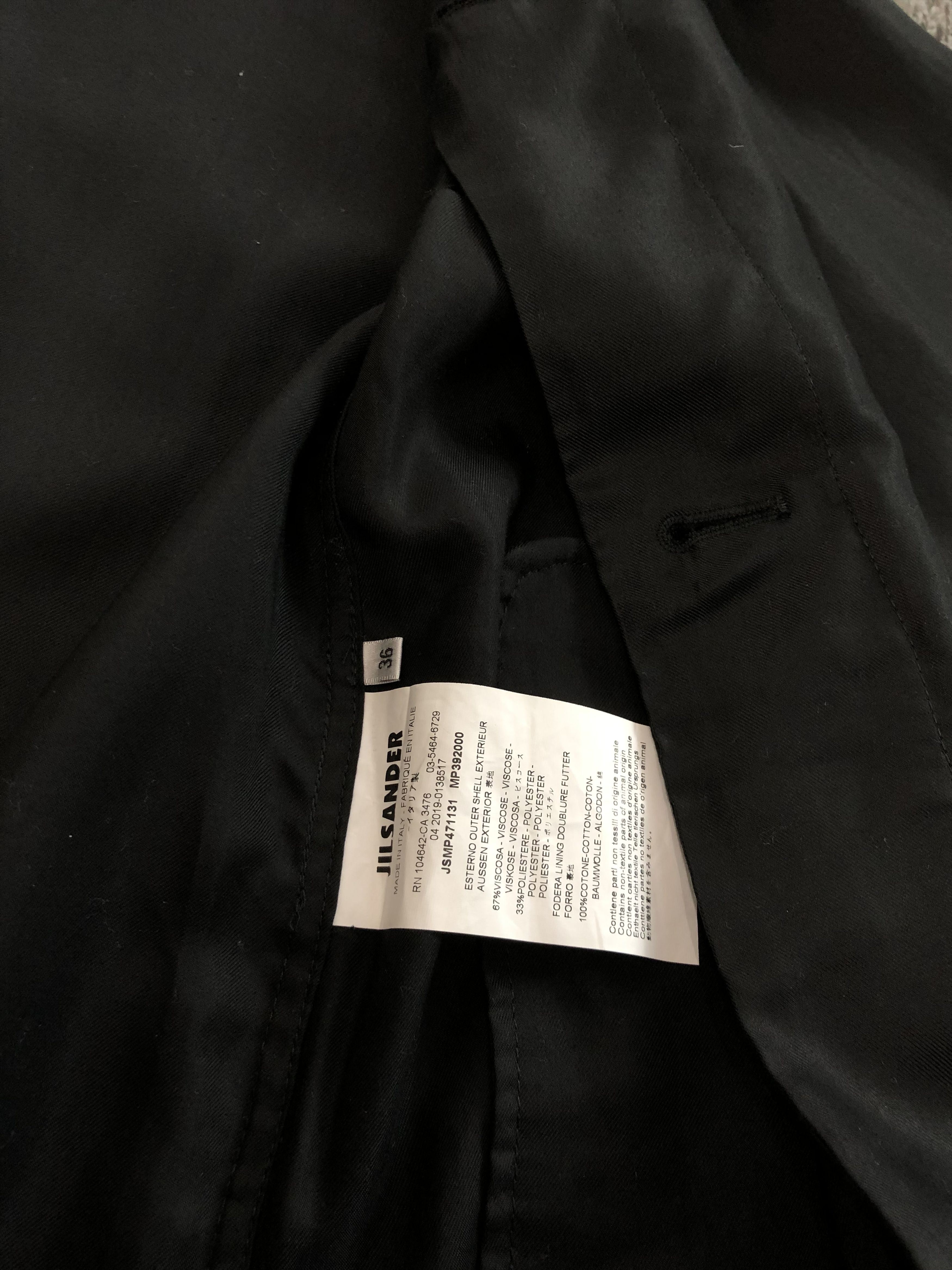 Jil Sander JIL SANDER First Edition Logo Mac Coat Size US S / EU 44-46 / 1 - 8 Thumbnail