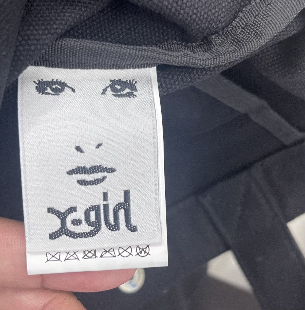 Japanese Brand × X-Girl X-Girl Tote Beg Size ONE SIZE - 5 Thumbnail