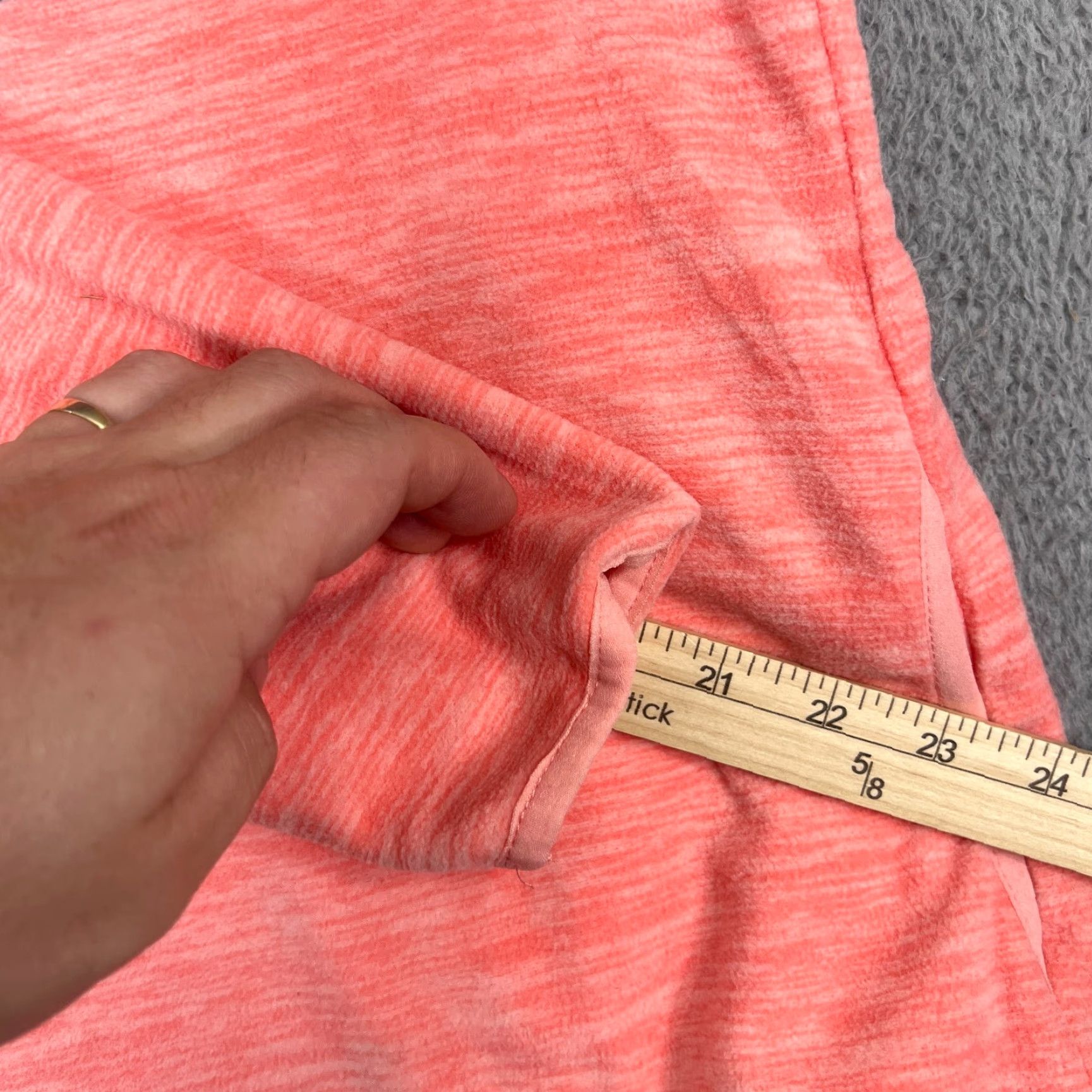 Pinko SIMPLY SOUTHERN Fleece Sweater Womens Large Pink Collared Pullover Size L / US 10 / IT 46 - 4 Thumbnail