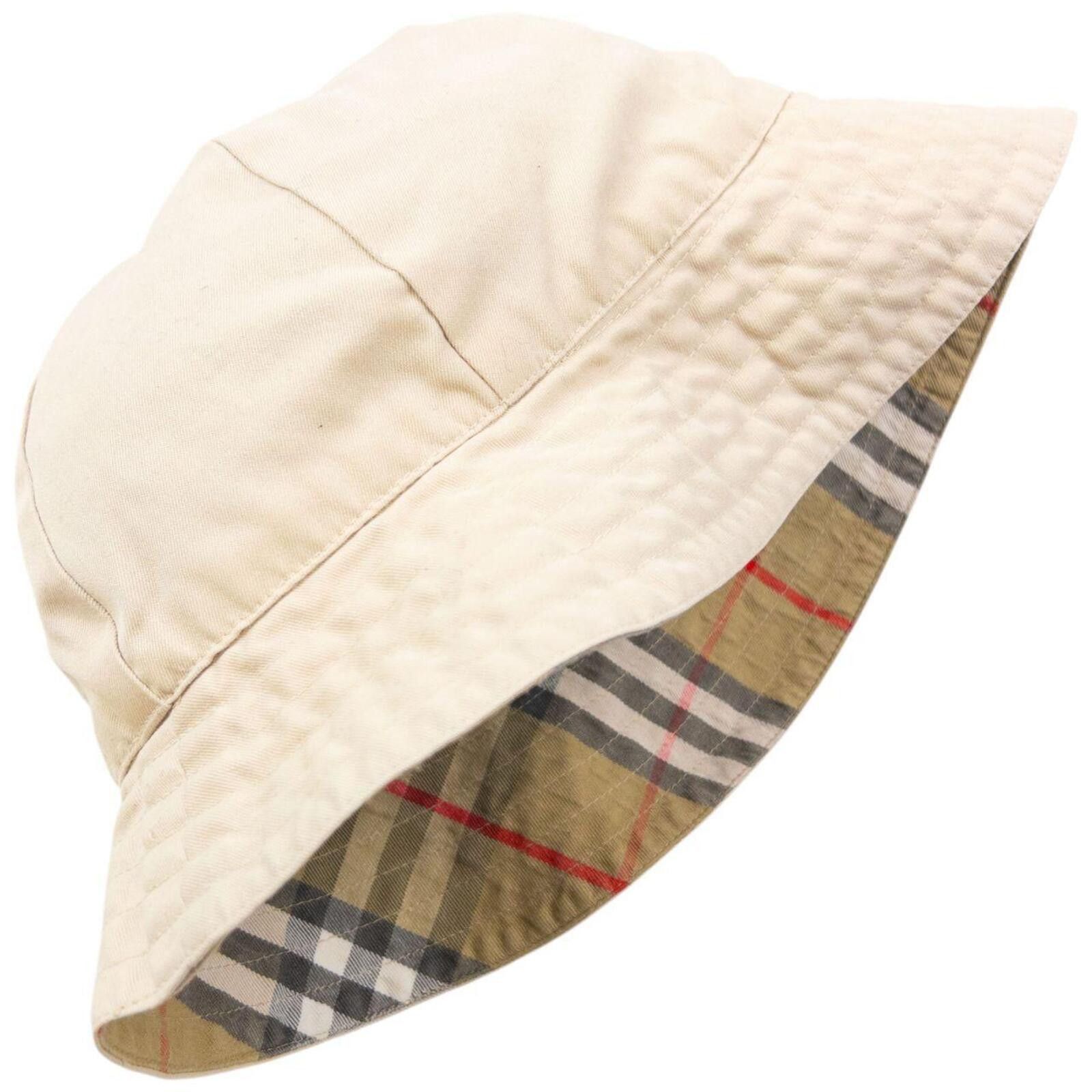 Burberry Vintage 90s Burberry Nova Check Reversible Bucket Hat Size ONE SIZE - 3 Thumbnail