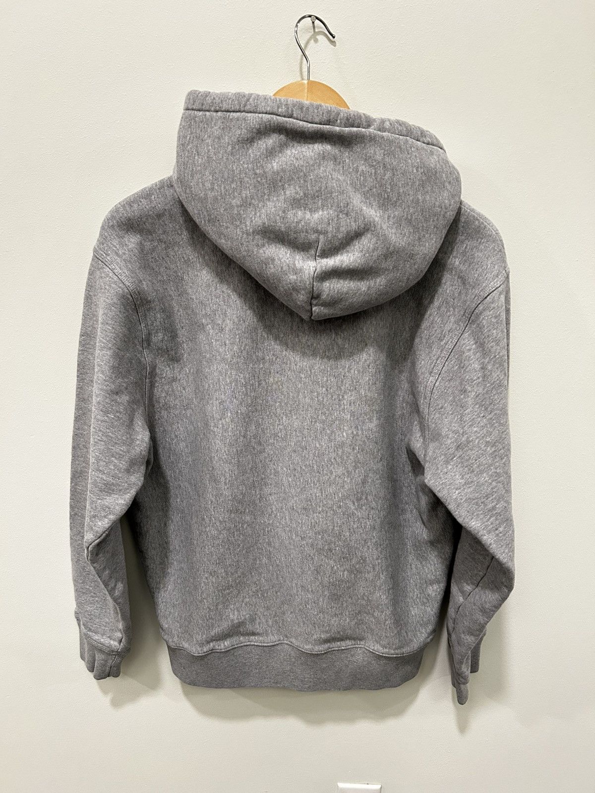 Stussy Grey Stüssy Embroidered Script Logo Hoodie M Size US M / EU 48-50 / 2 - 4 Thumbnail