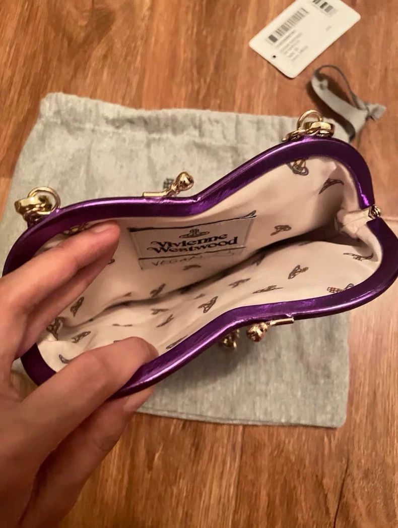 Vivienne Westwood Vivienne Westwood size os Radar purple heart bag Size ONE SIZE - 7 Thumbnail