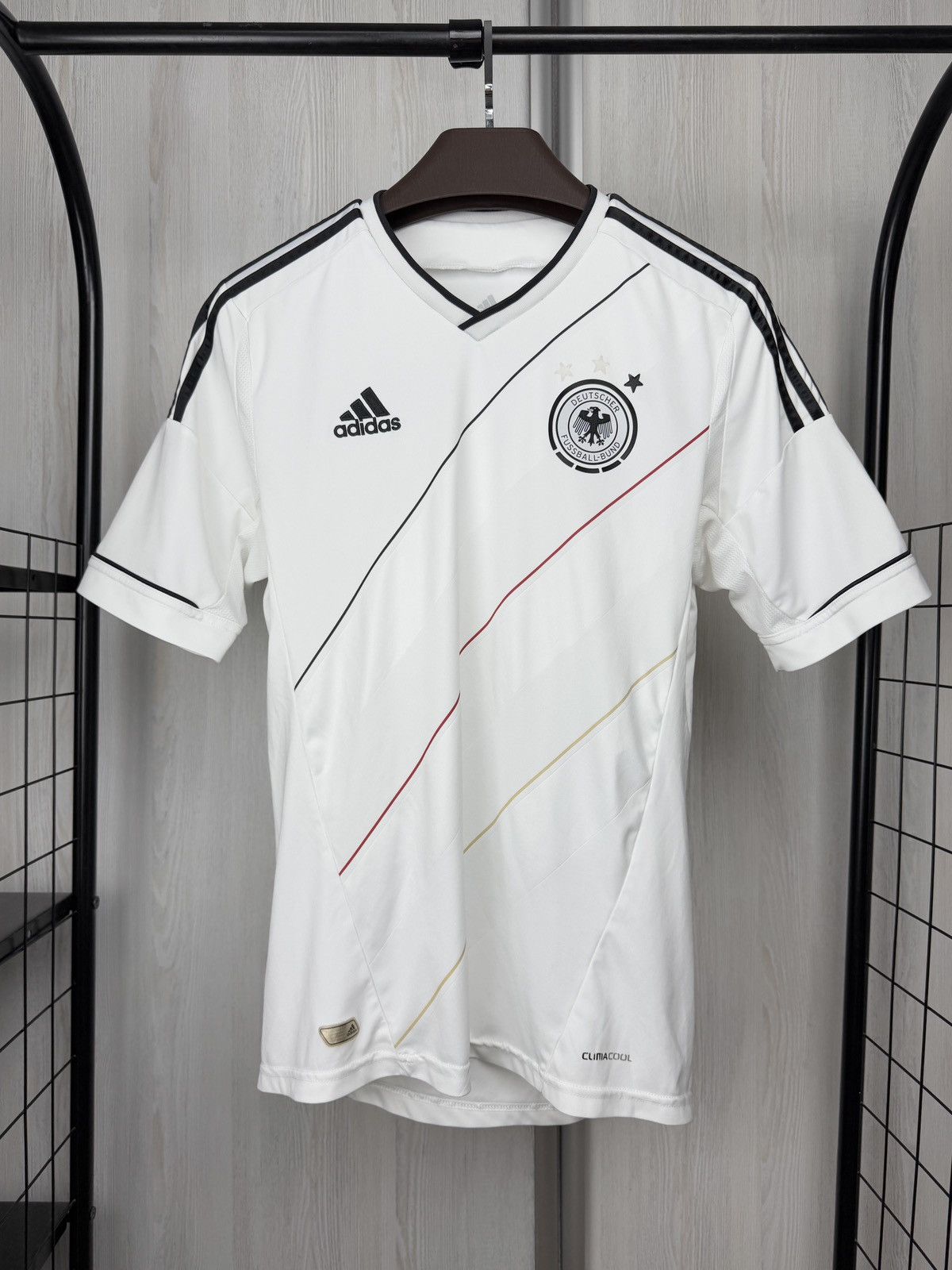 Adidas Germany National Team 2012 2014 Home Soccer Jersey Adidas Size US S / EU 44-46 / 1 - 1 Thumbnail