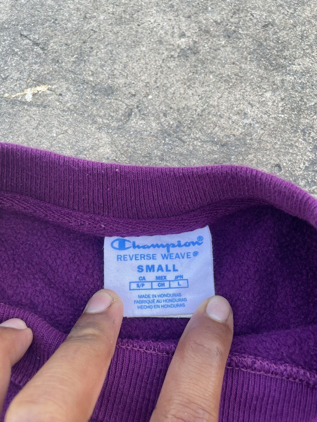 Champion Vintage Champion Reverse Wave Purple Early 90s - 2000s Size US XL / EU 56 / 4 - 5 Thumbnail