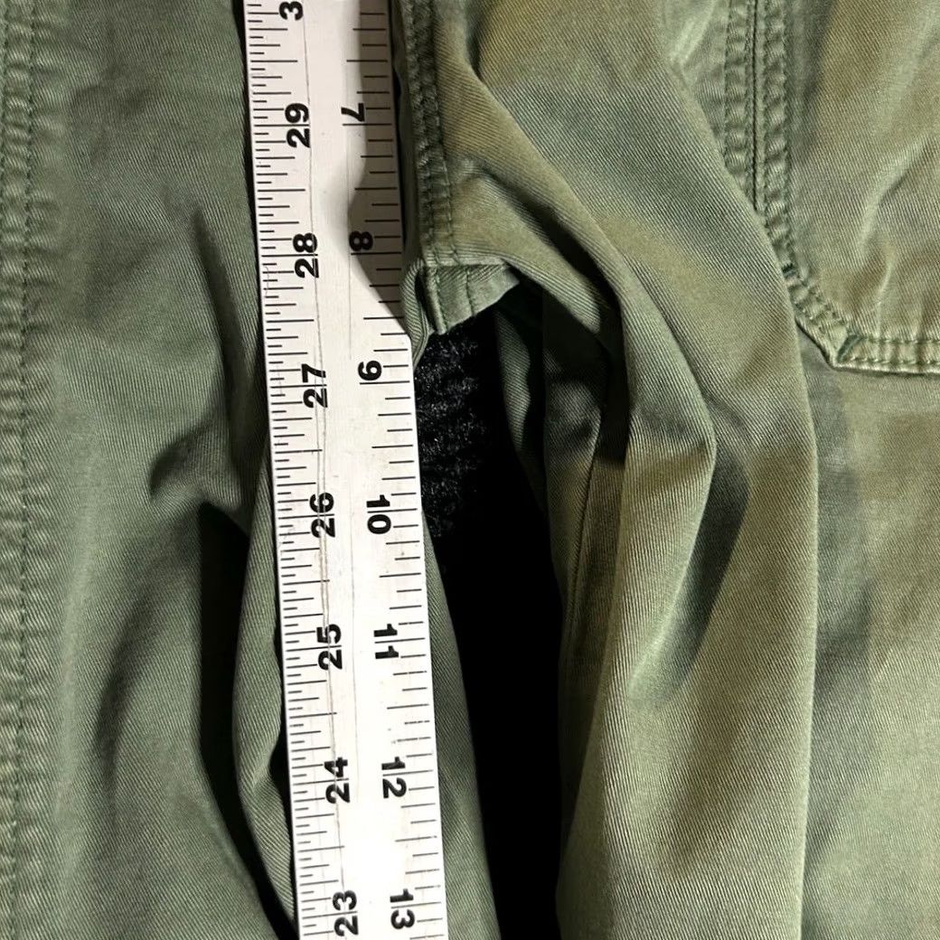 White House Black Market White House Black Market Crop Pants Women's 10 Olive Green Mid Rise Straight NWT Size 32" / US 10 / IT 46 - 6 Thumbnail
