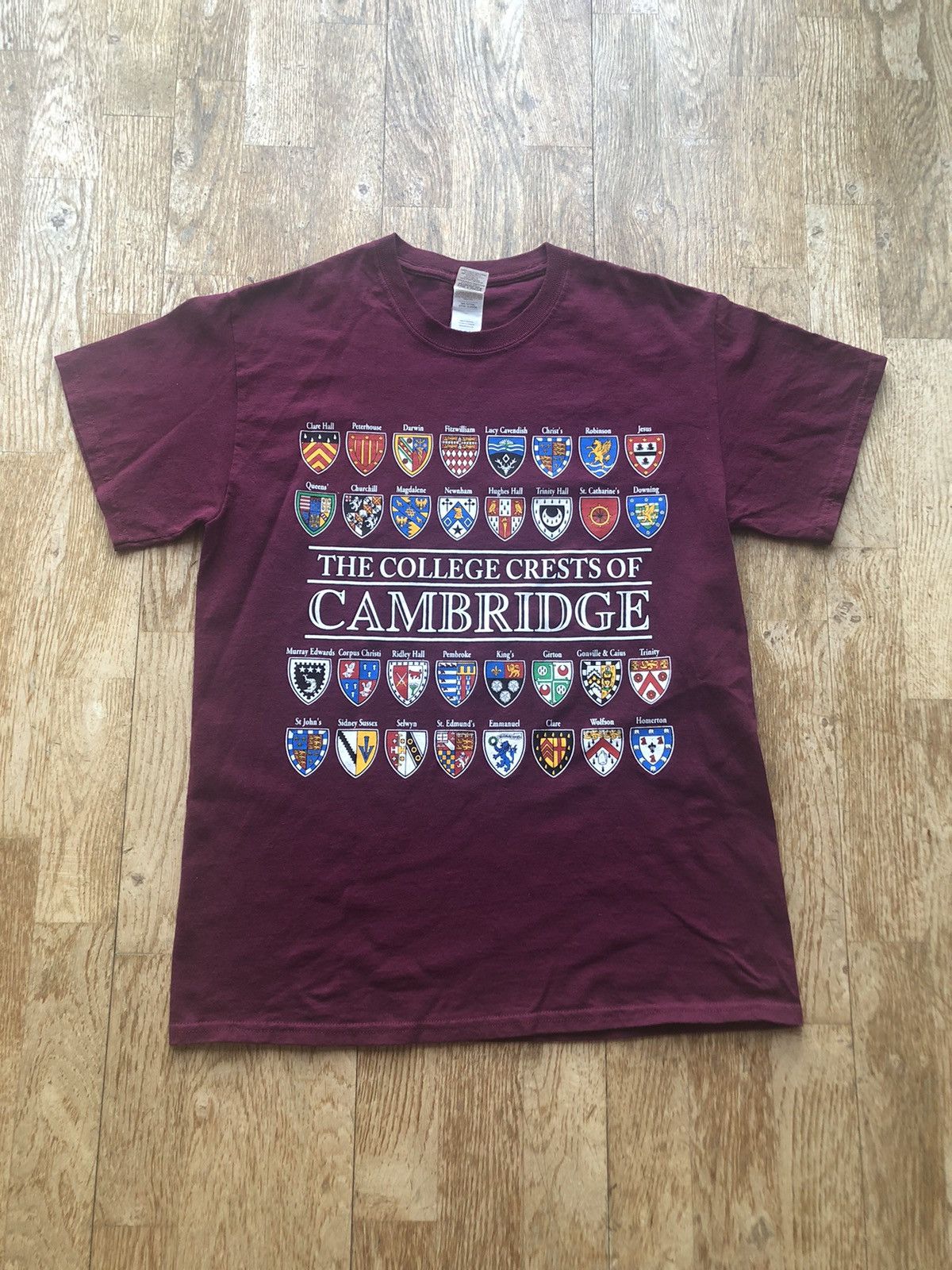 Other × Vintage RARE CAMBRIDGE COLLEGE VINTAGE ENGLAND UNIVERSITY TEE SHIRT Size US M / EU 48-50 / 2 - 1 Thumbnail
