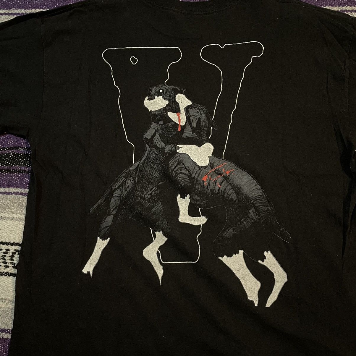 City Morgue × Vlone Vlone x City Morgue Dobermans Fighting T-Shirt Black XXL Size US XL / EU 56 / 4 - 7 Thumbnail