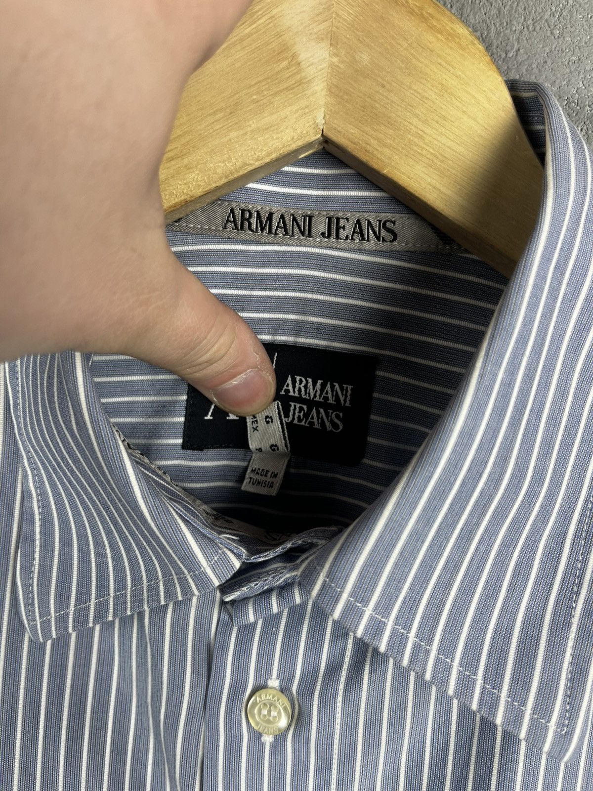Armani Armani jeans button shirt vintage Size US M / EU 48-50 / 2 - 4 Thumbnail