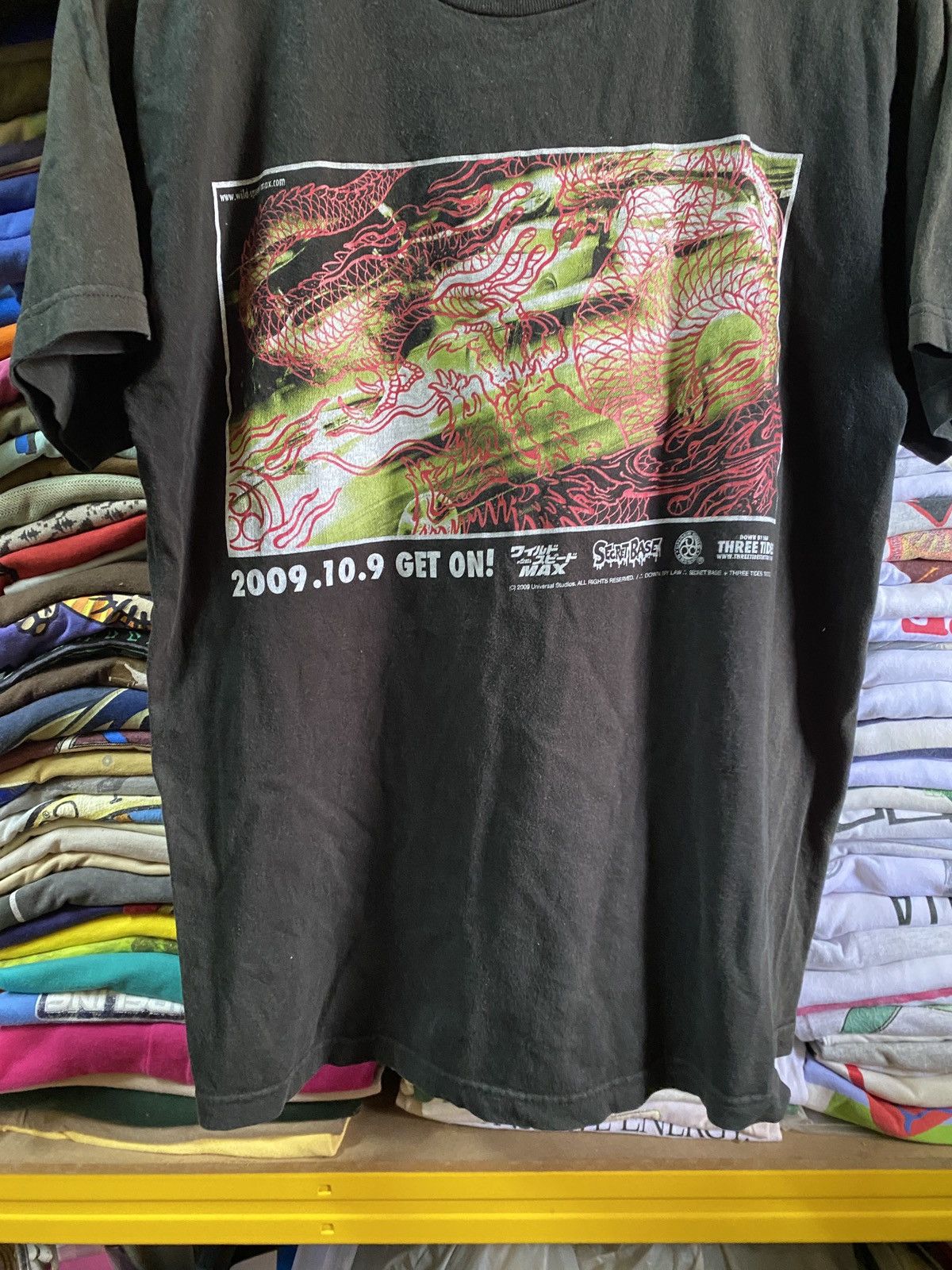 Anime × Vintage Vintage 00s Fast Furious Tattoo Three Tides Size US L / EU 52-54 / 3 - 4 Thumbnail