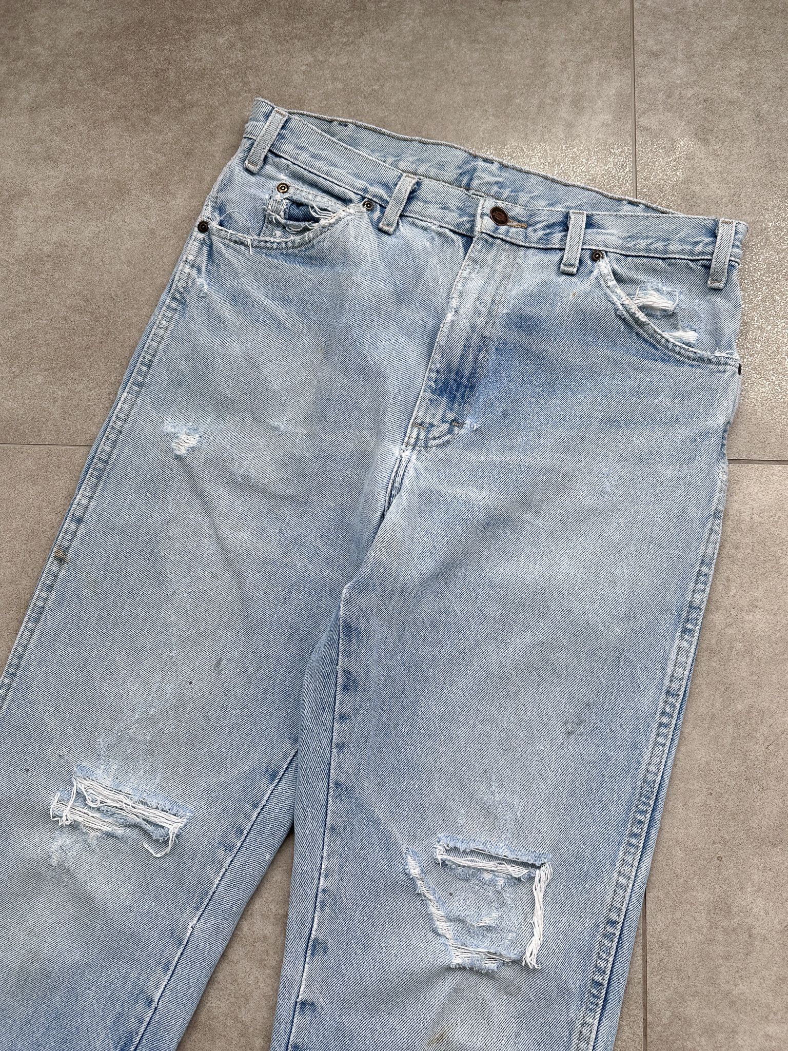 Dickies Vintage Dickies Distressed Blue Denim Pants Jeans Size US 34 / EU 50 - 7 Thumbnail