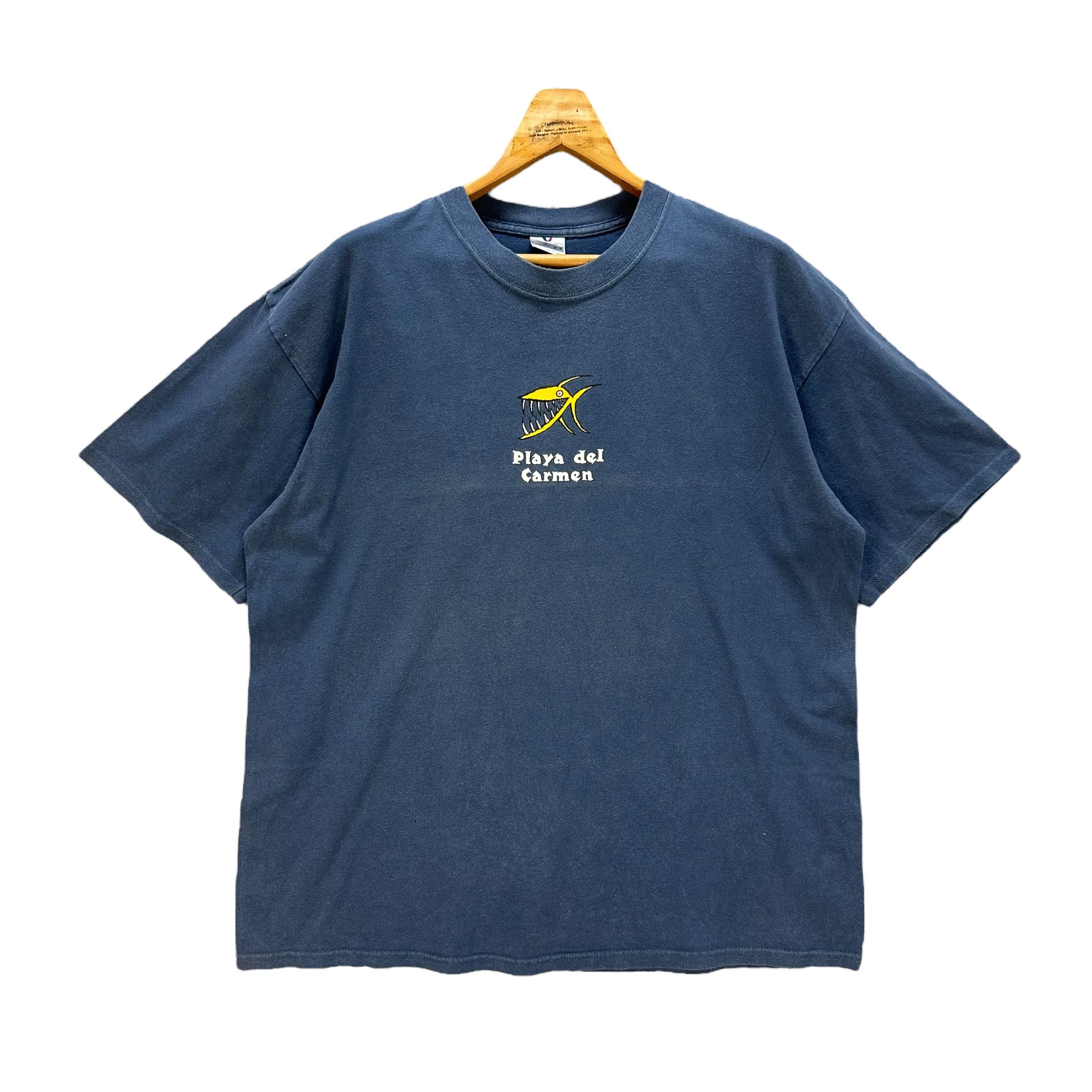 Vintage PLAYA DEL CARMEN MEXICO GRAPHIC TEES #8775-025 Size US XL / EU 56 / 4 - 3 Thumbnail