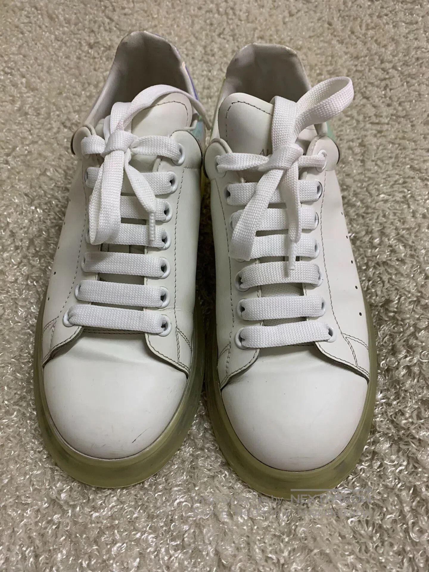 Alexander McQueen Men's White Sneakers.