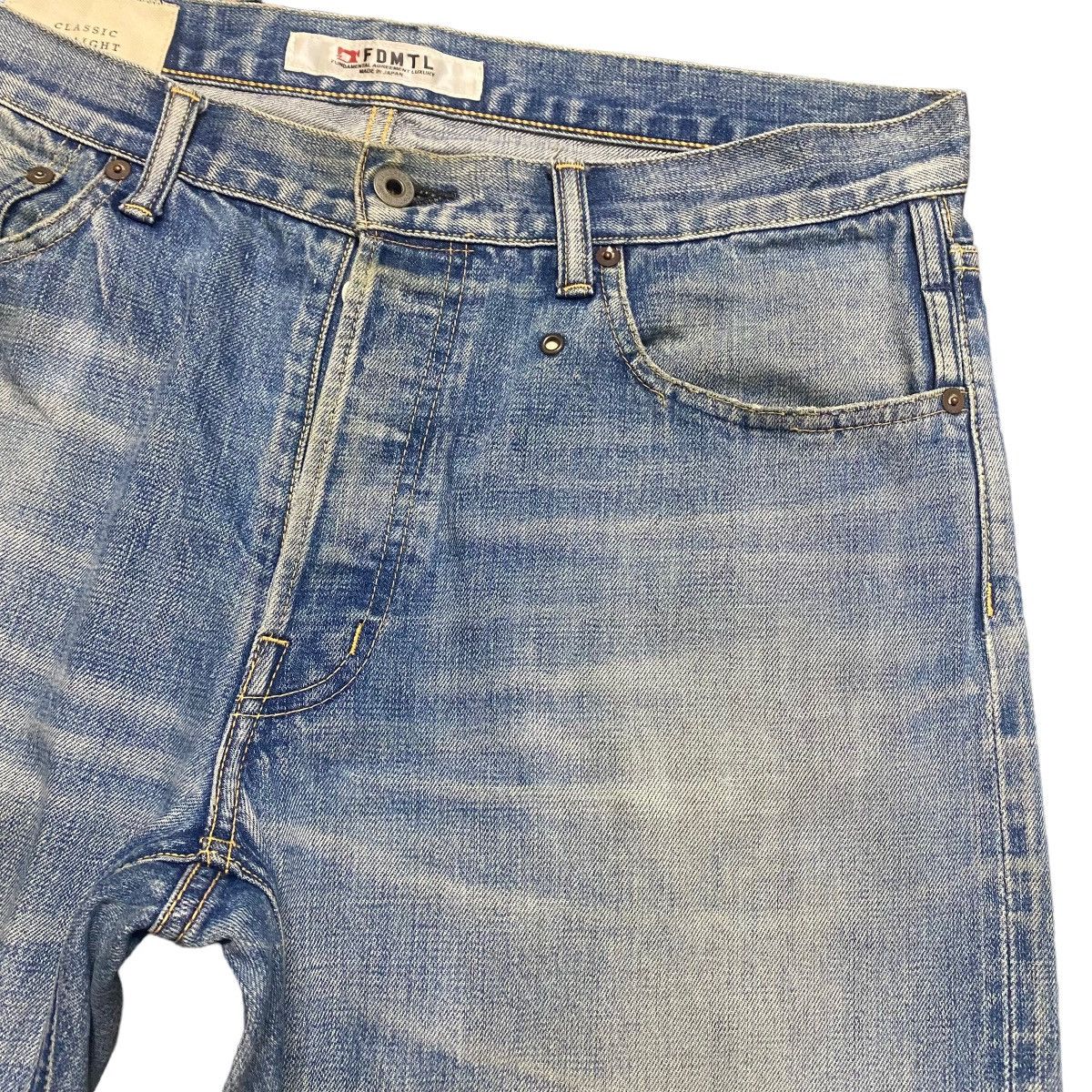 FDMTL FDMTL Denim Selvedge Jeans Distressed Size US 34 / EU 50 - 5 Thumbnail