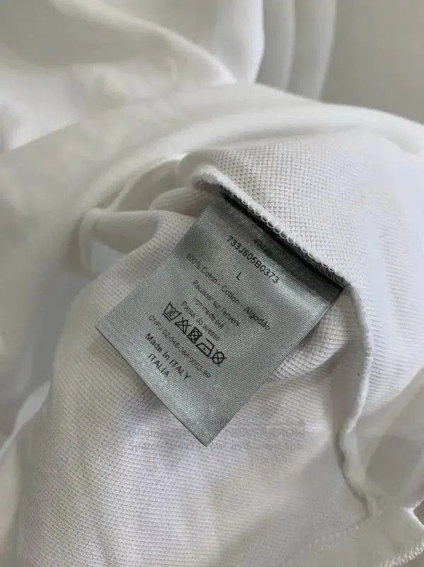 Dior Dior Men's Summer White Cotton Polo . Size US L / EU 52-54 / 3 - 4 Thumbnail