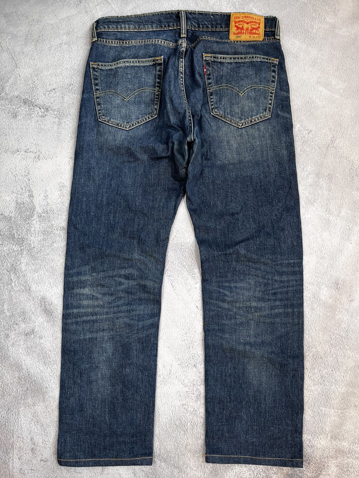 Levi's × Levi's Vintage Clothing × Vintage Vintage Y2K Levi’s 505 straight faded denim jeans size 33 Size US 33 - 1 Thumbnail
