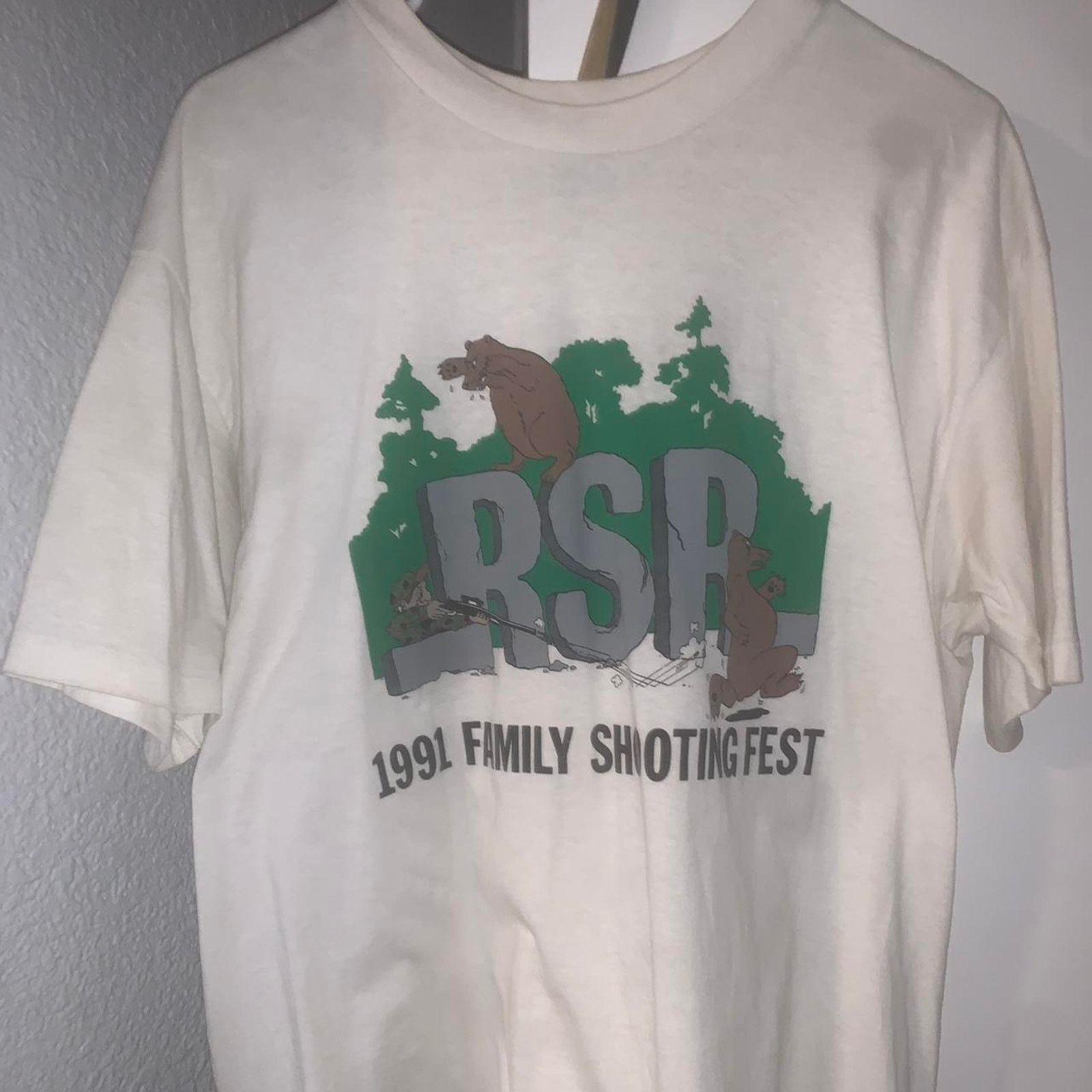 Other Vintage 90s single stitch t shirt Size US XL / EU 56 / 4 - 1 Thumbnail