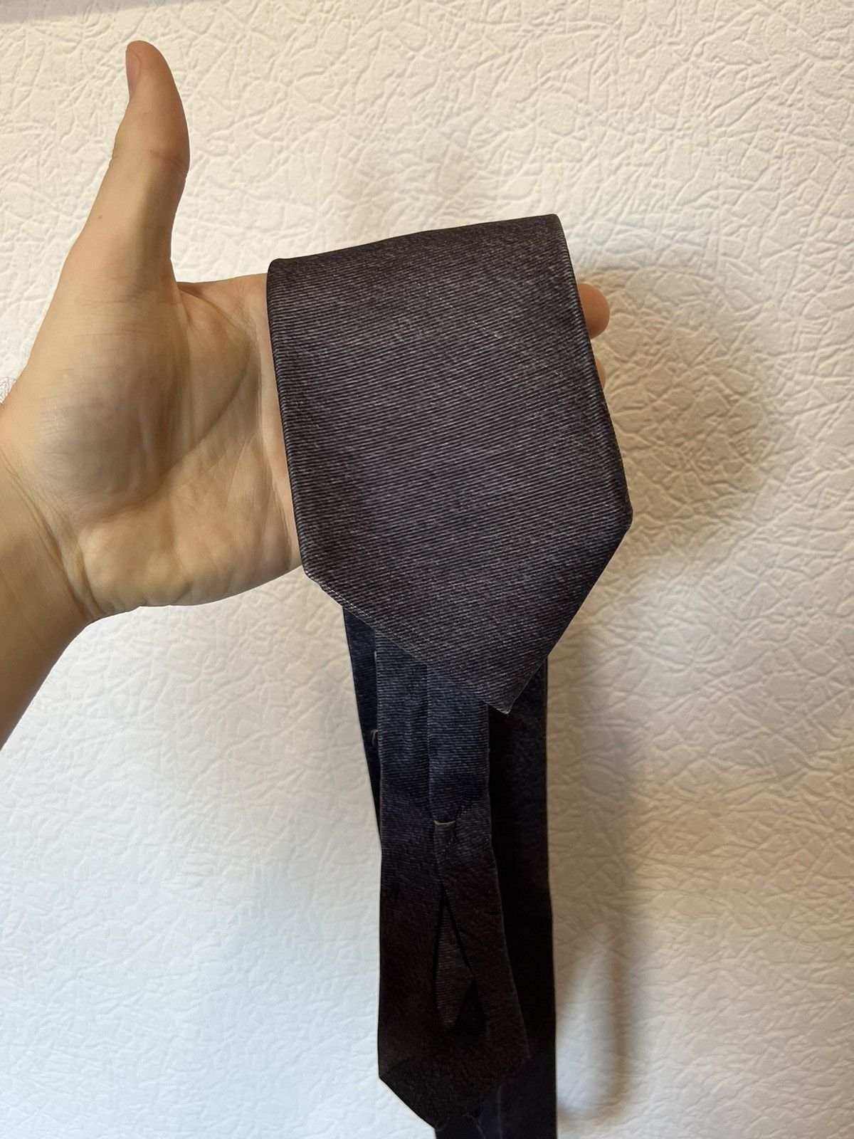 Bvlgari Bvlgari Men’s Tie Pure Silk Grey Size ONE SIZE - 1 Thumbnail