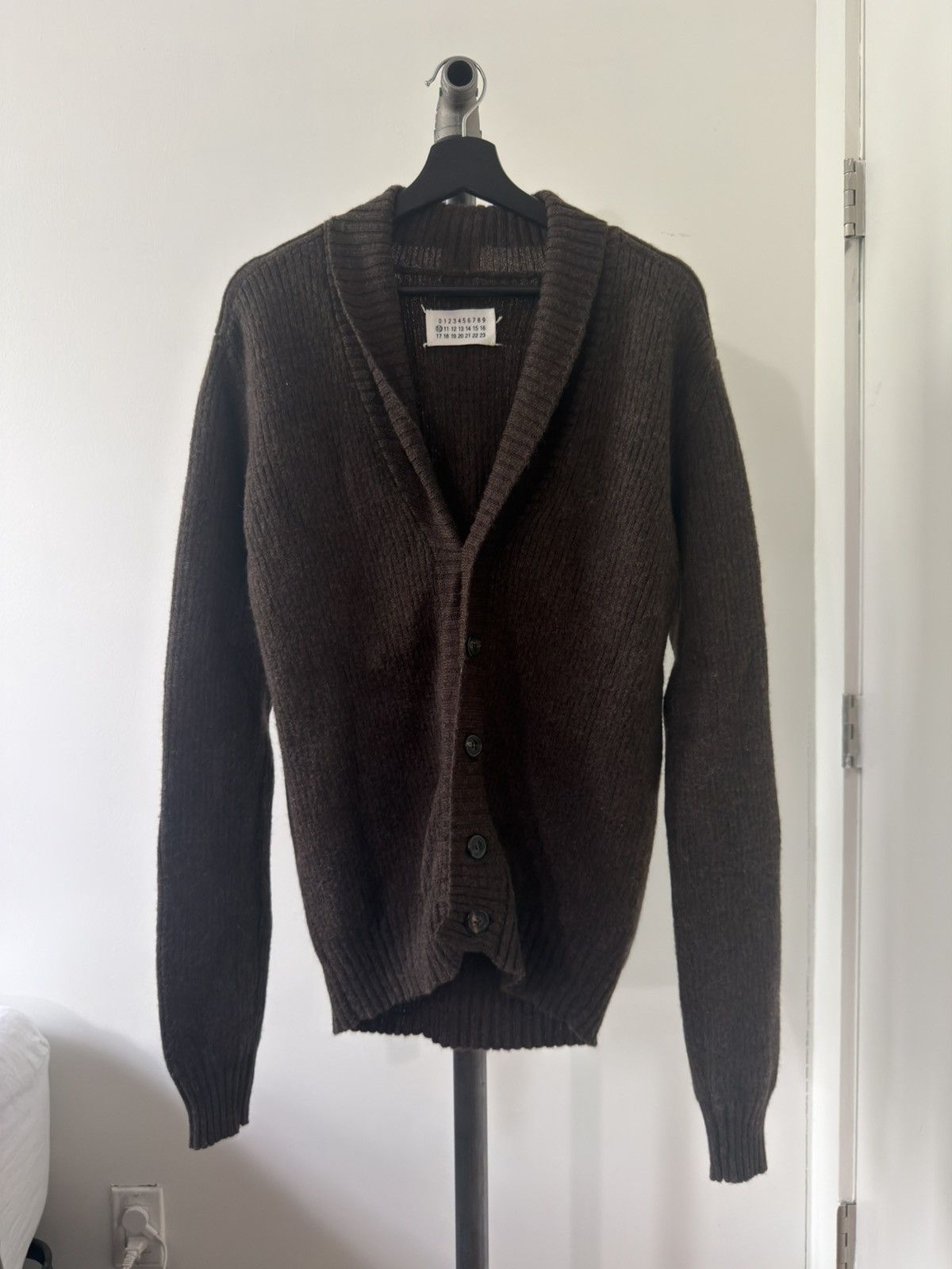 Maison Margiela AW04 Brown Cardigan Size US M / EU 48-50 / 2 - 1 Thumbnail