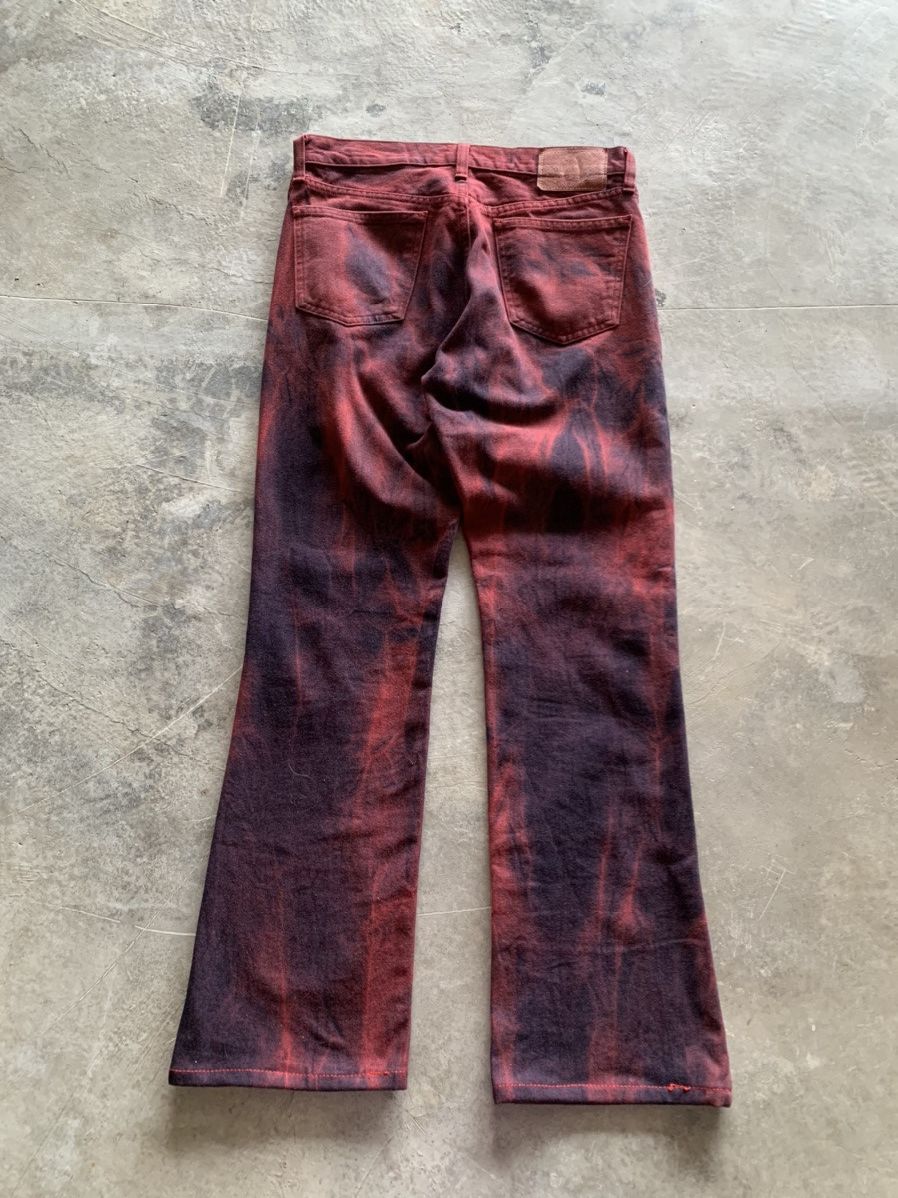 If Six Was Nine flare smoky red black bobson jeans japanese Size US 30 / EU 46 - 15 Thumbnail