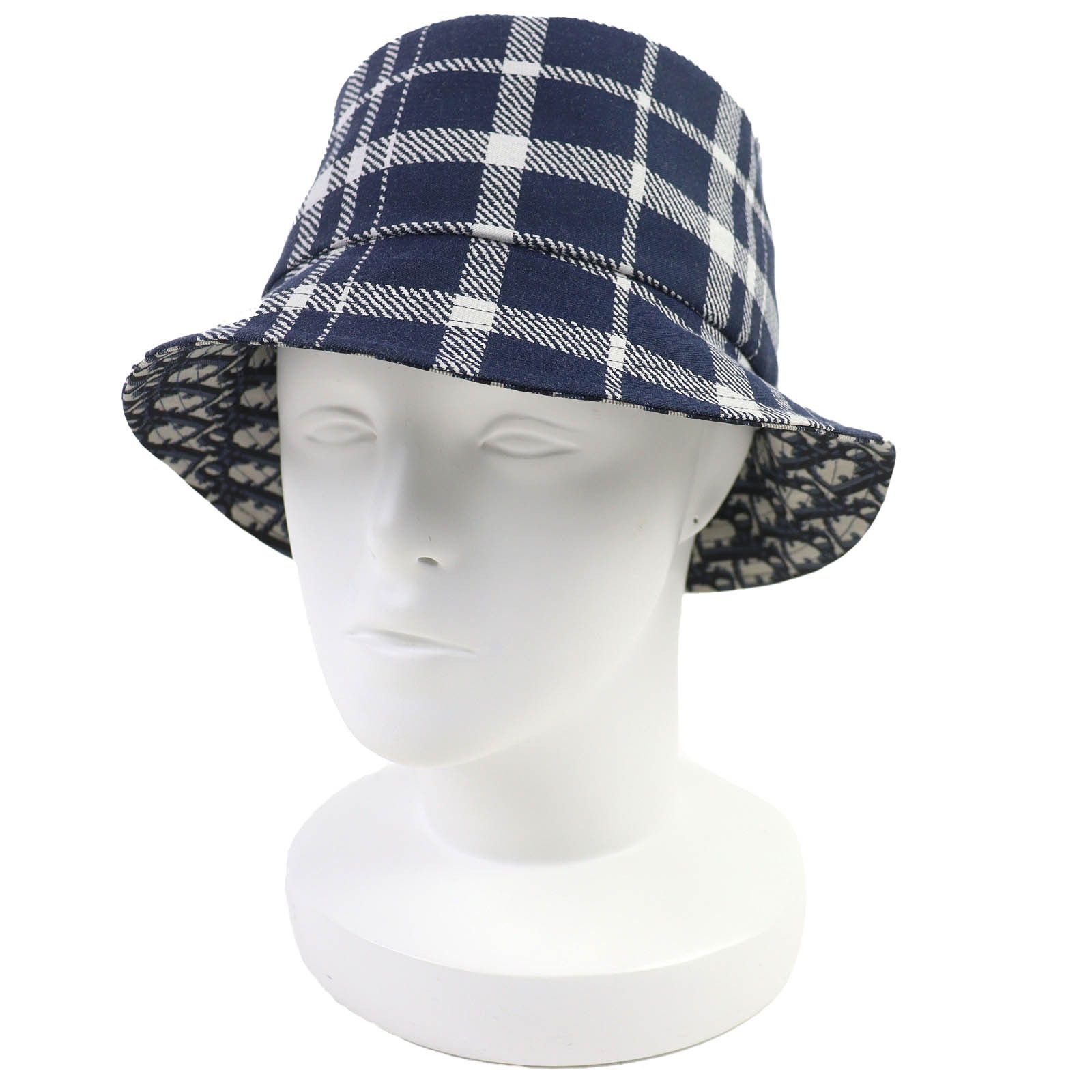 Dior Dior Dior Oblique Check Pattern Bucket Hat Textile Hats 14CHE923I134 DUTY FREE for USA Size ONE SIZE - 1 Thumbnail
