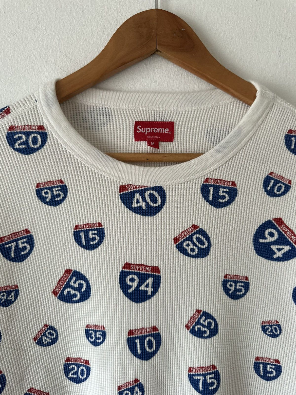 Supreme Supreme Interstate Logo Waffle Size US L / EU 52-54 / 3 - 3 Thumbnail