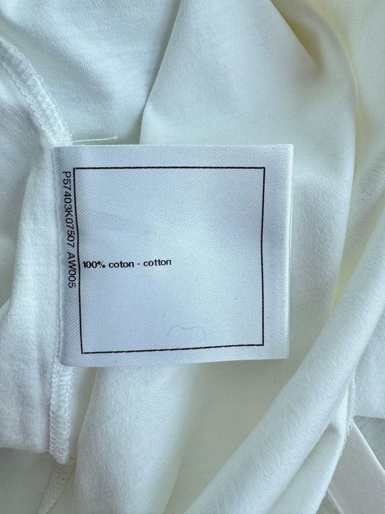 Chanel Chanel White printed T-shirt Nextarrow-2505 Size XXS / US 00 / IT 34 - 6 Thumbnail
