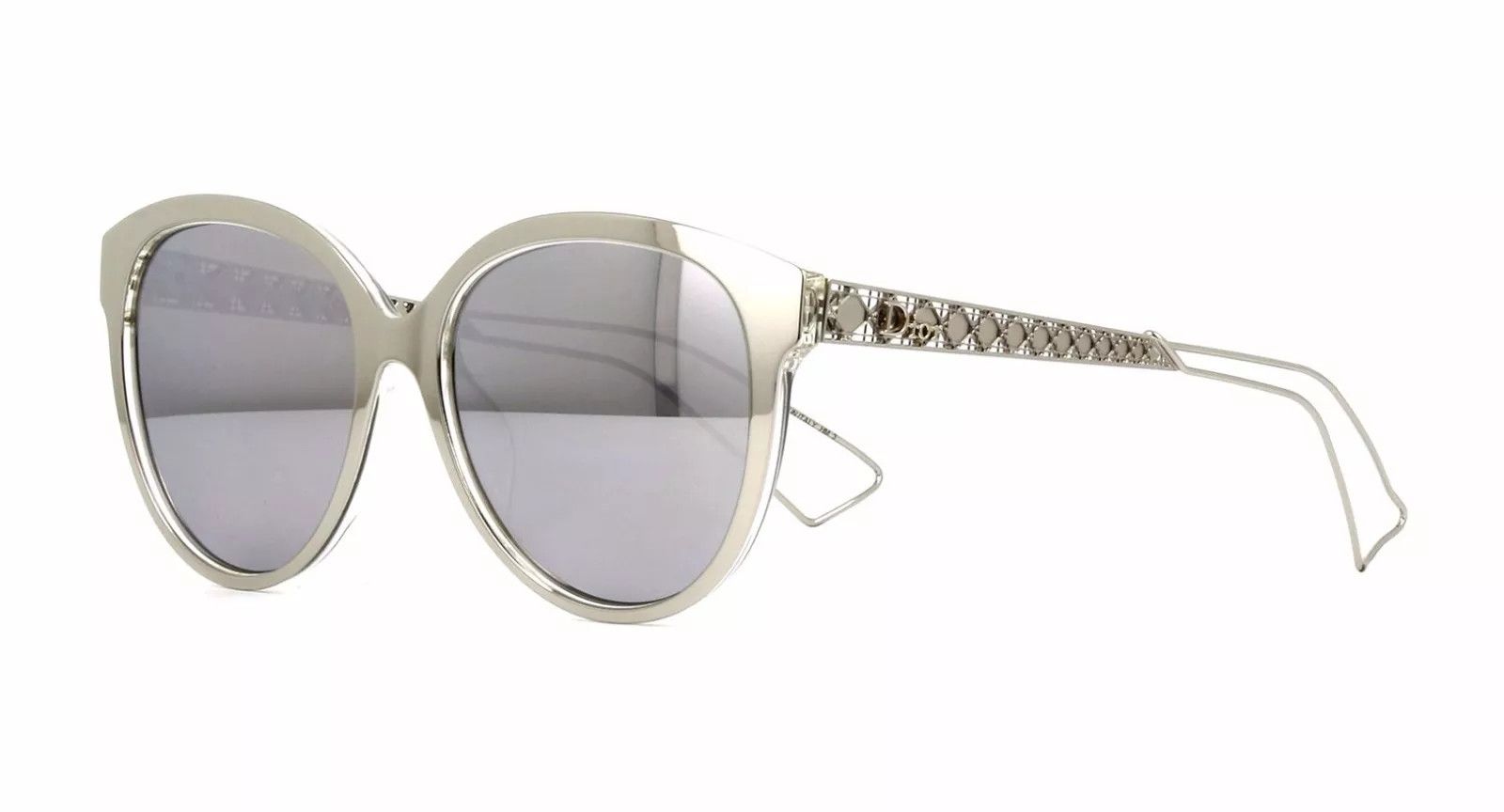 Dior Christian Dior Silver Diorama 2 Sunglasses Size ONE SIZE - 3 Thumbnail