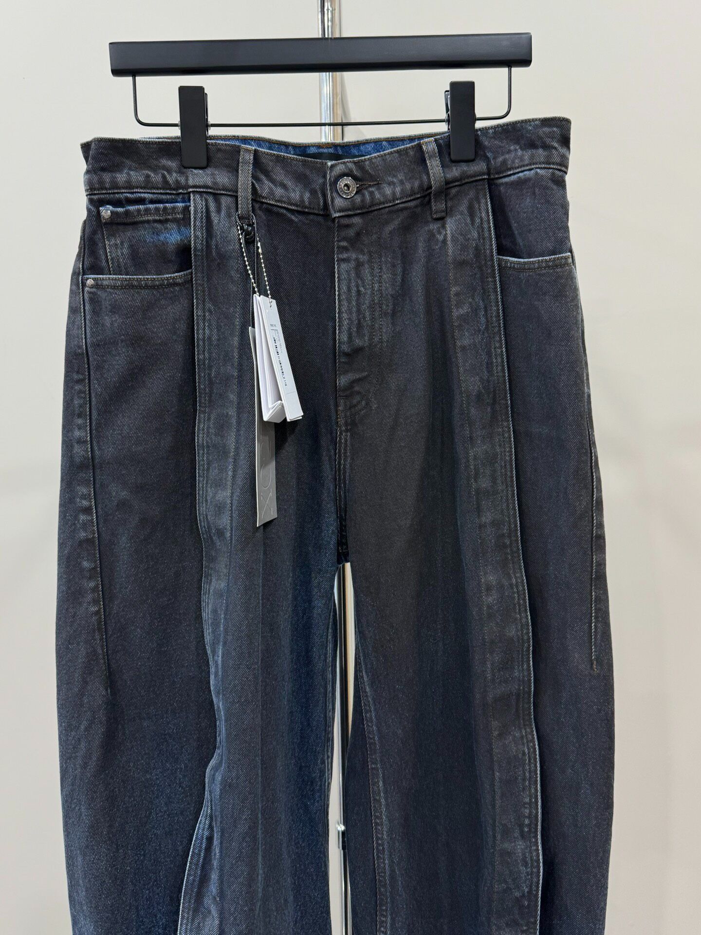 Y/Project Y/project Double‑Layer Banana Jeans KKKK112608 Size US 31 - 3 Thumbnail
