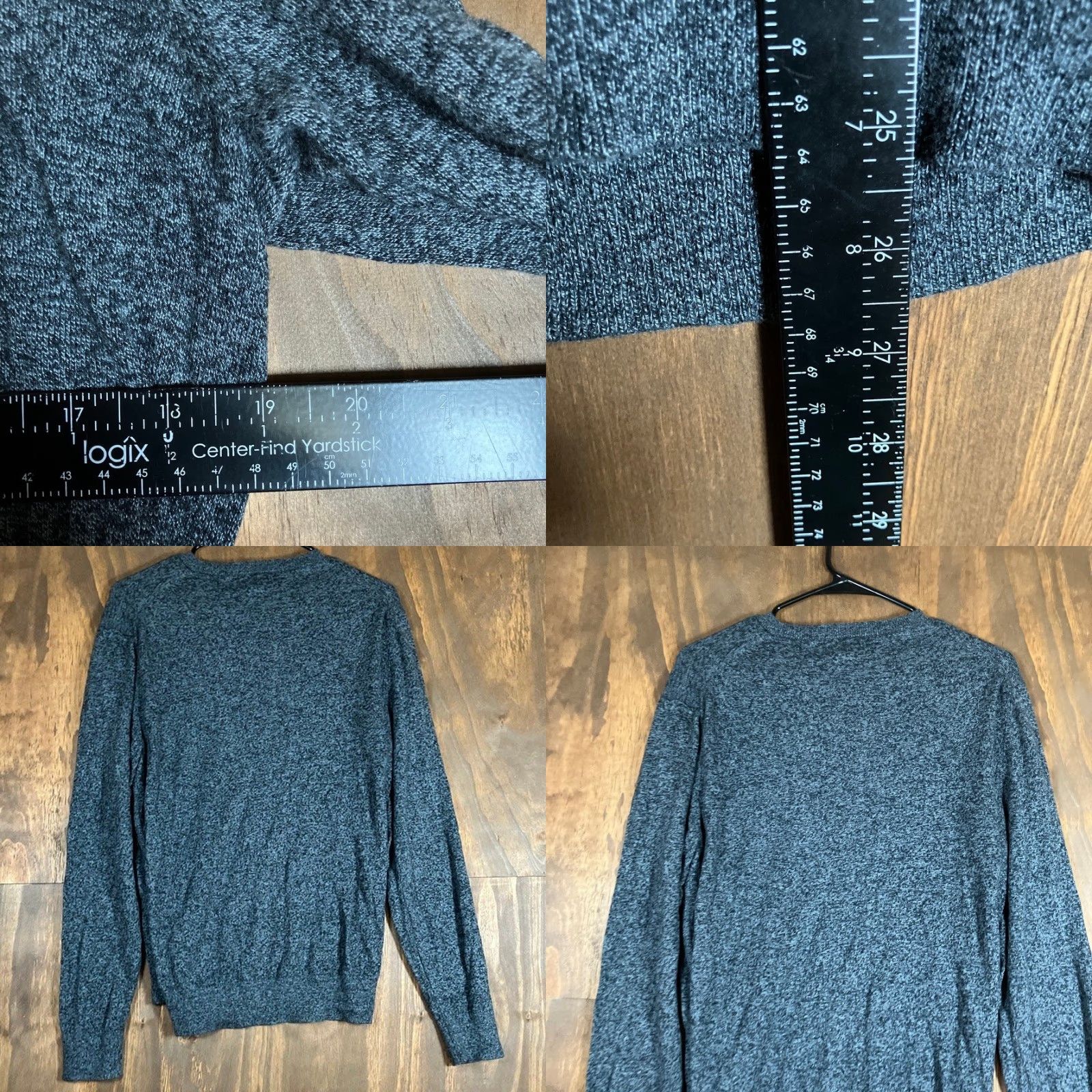 Banana Republic Banana Republic Mens Sweater Knit Gray Silk Cashmere Blend Long Sleeve M Crew Neck Pullover Casual Business Workwear Fall Winter Knits Mens Size US M / EU 48-50 / 2 - 8 Thumbnail