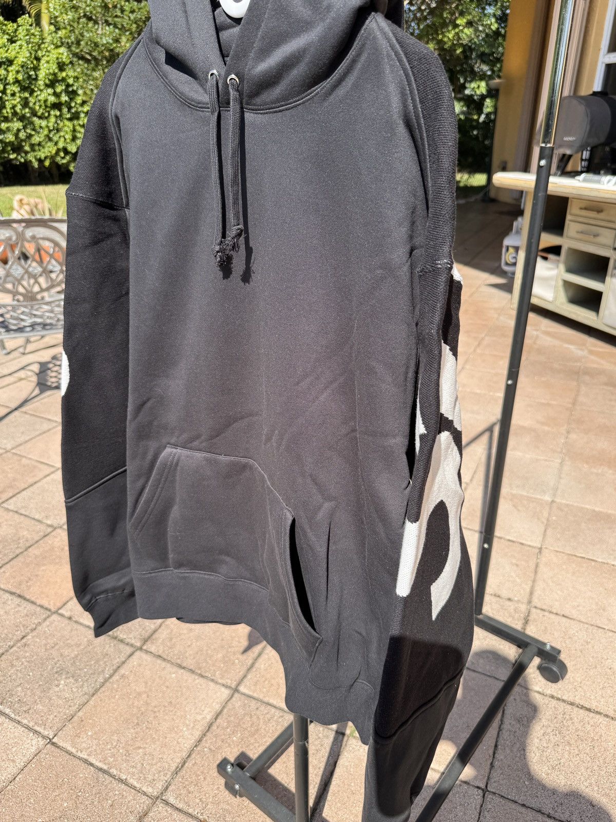 Supreme Supreme Big Logo Jacquard Hooded Sweatshirt Black size XL Size US XL / EU 56 / 4 - 4 Thumbnail