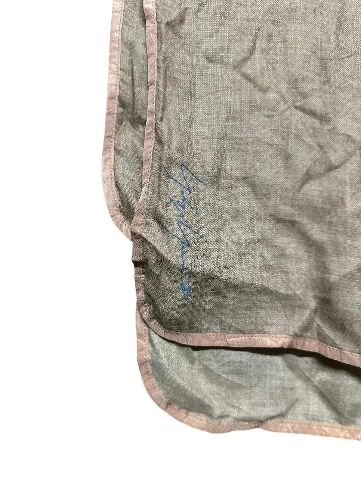 Yohji Yamamoto Yohji Yamamoto Natural Beige Cashmere Scarf Size ONE SIZE - 4 Thumbnail
