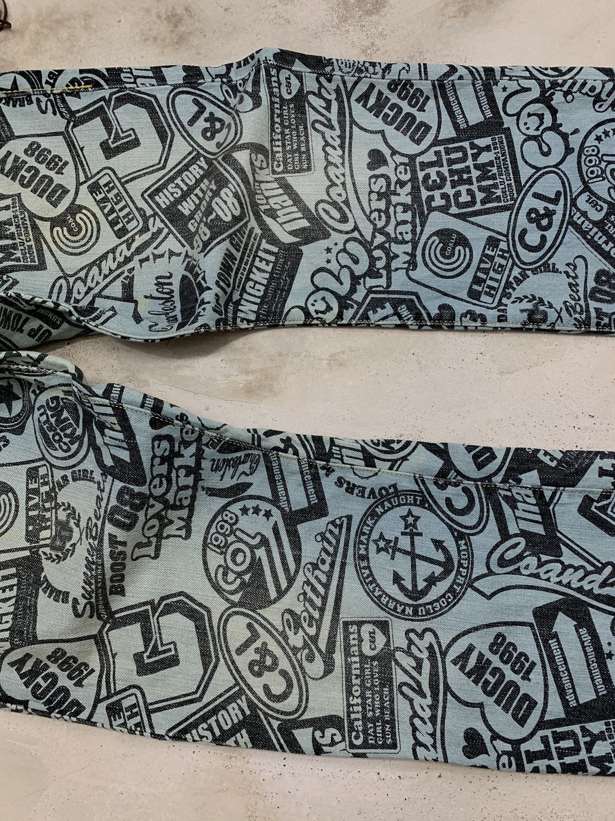 Hysteric Glamour Co Lu Overprint Denim Japanese Hysteric Glamour Style Size US 29 - 4 Thumbnail