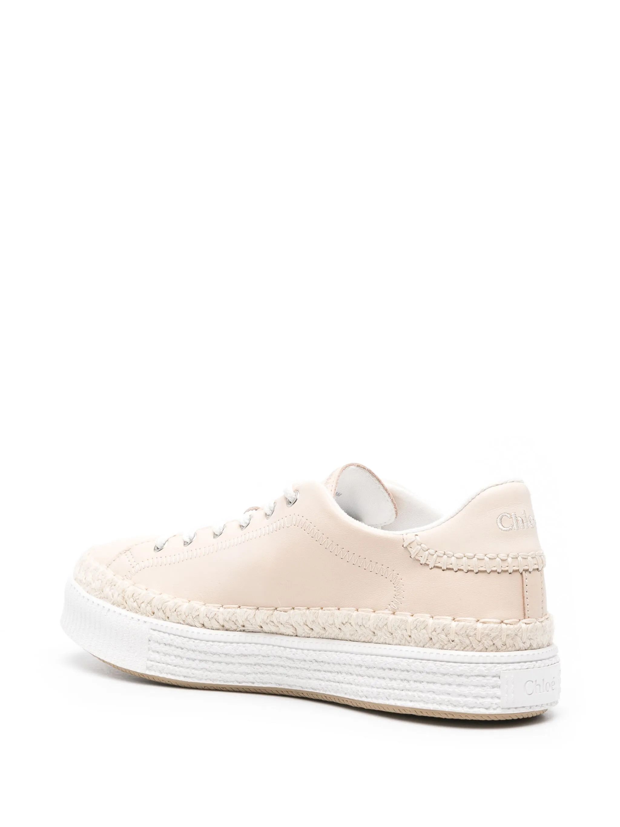 Chloe o1loc1c0325 CHC24 Telma Low-Top Sneakers in Light Pink Size US 7 / IT 37 - 3 Thumbnail