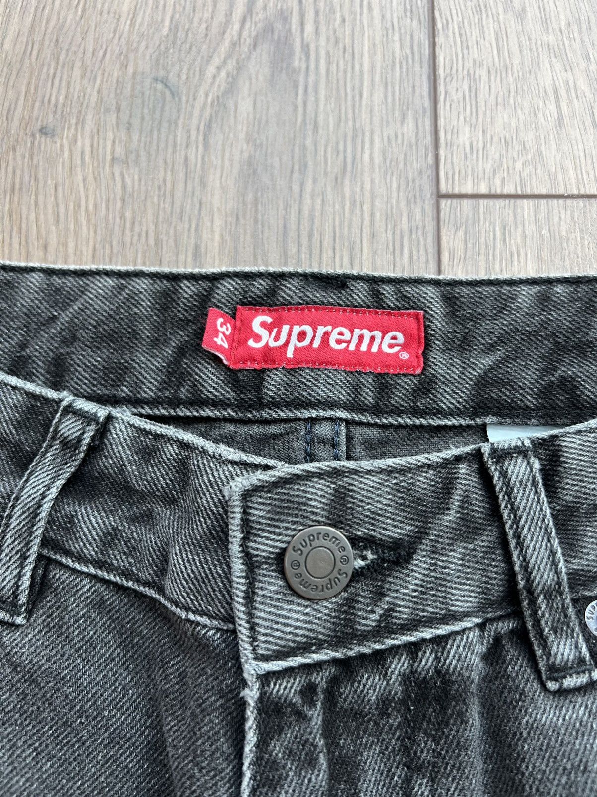 Supreme Supreme 2-Tone Paneled Denim Jeans “Black” 34 Size US 34 / EU 50 - 3 Thumbnail