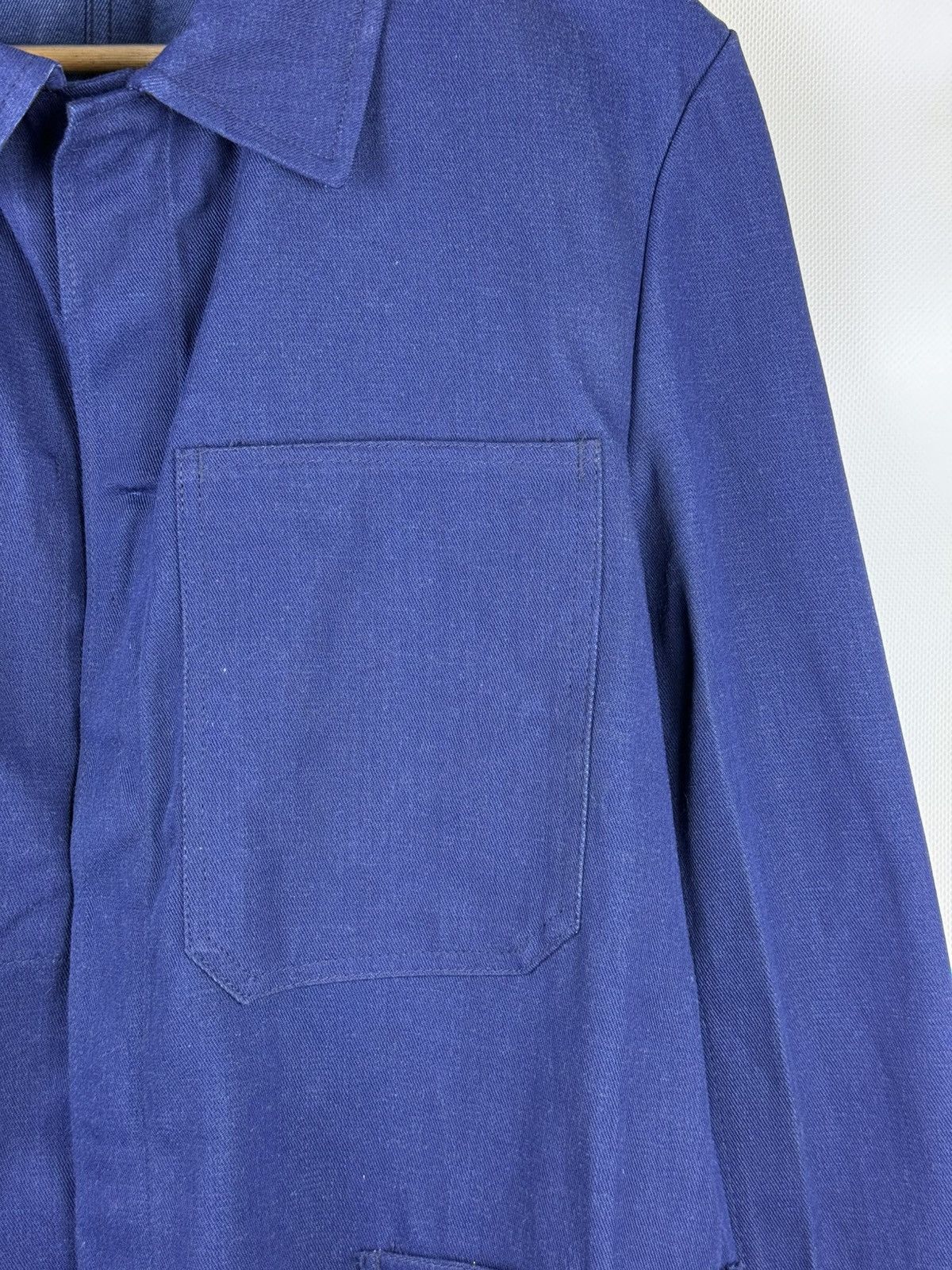 Le Laboureur Vintage French / German Sanforize Work Jacket Chore Coat Size US M / EU 48-50 / 2 - 9 Thumbnail