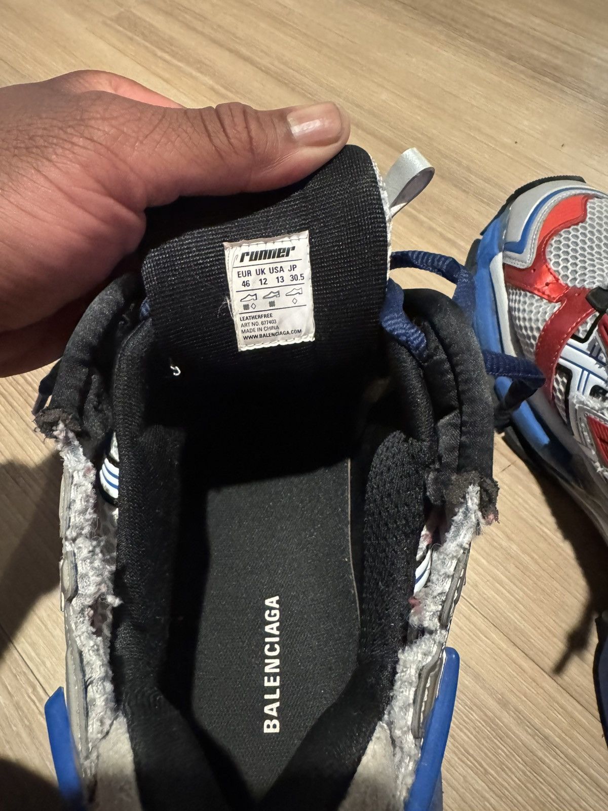 Balenciaga Balenciaga Runner Sneaker Size US 13 / EU 46 - 6 Thumbnail