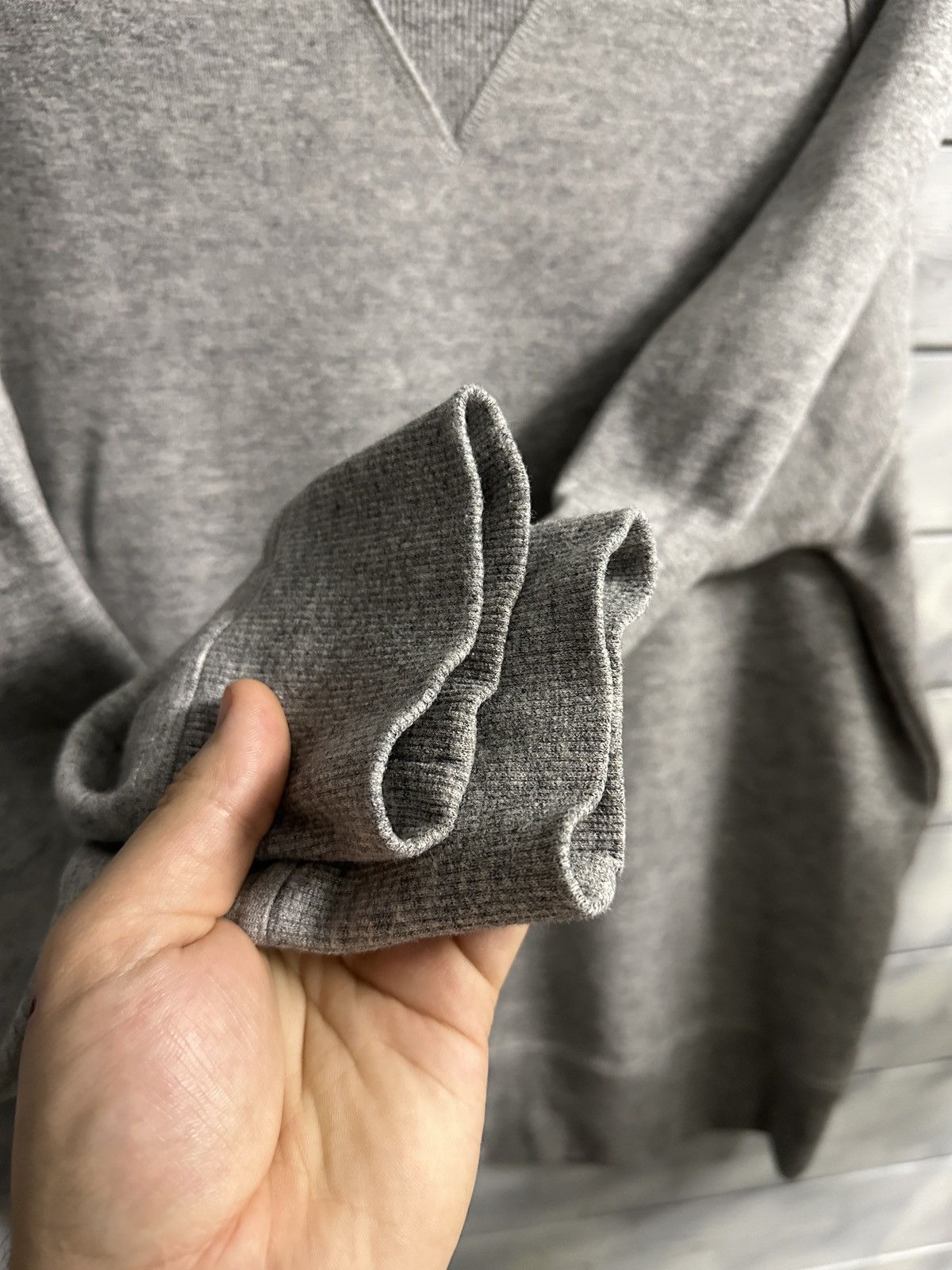 Suitsupply Luxury Sweatshirt Suitsupply Size M Color Grey Size US M / EU 48-50 / 2 - 5 Thumbnail