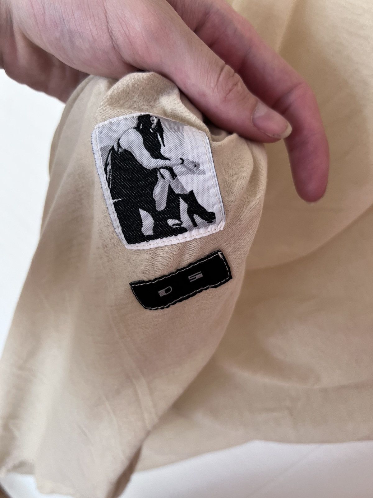 Rick Owens Drkshdw Rick Owens Bone Tee Size US M / EU 48-50 / 2 - 4 Thumbnail