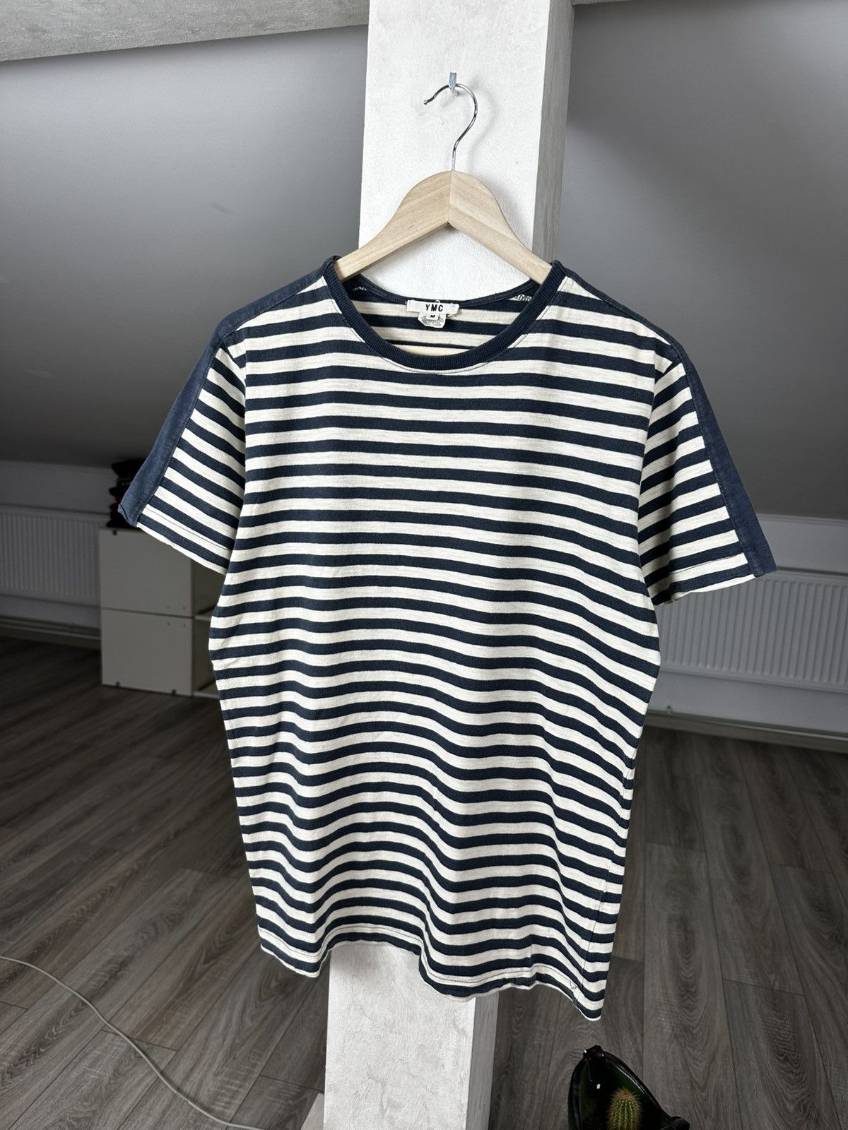 YMC YMC Striped Shirt Tee Blue Size US M / EU 48-50 / 2 - 1 Thumbnail