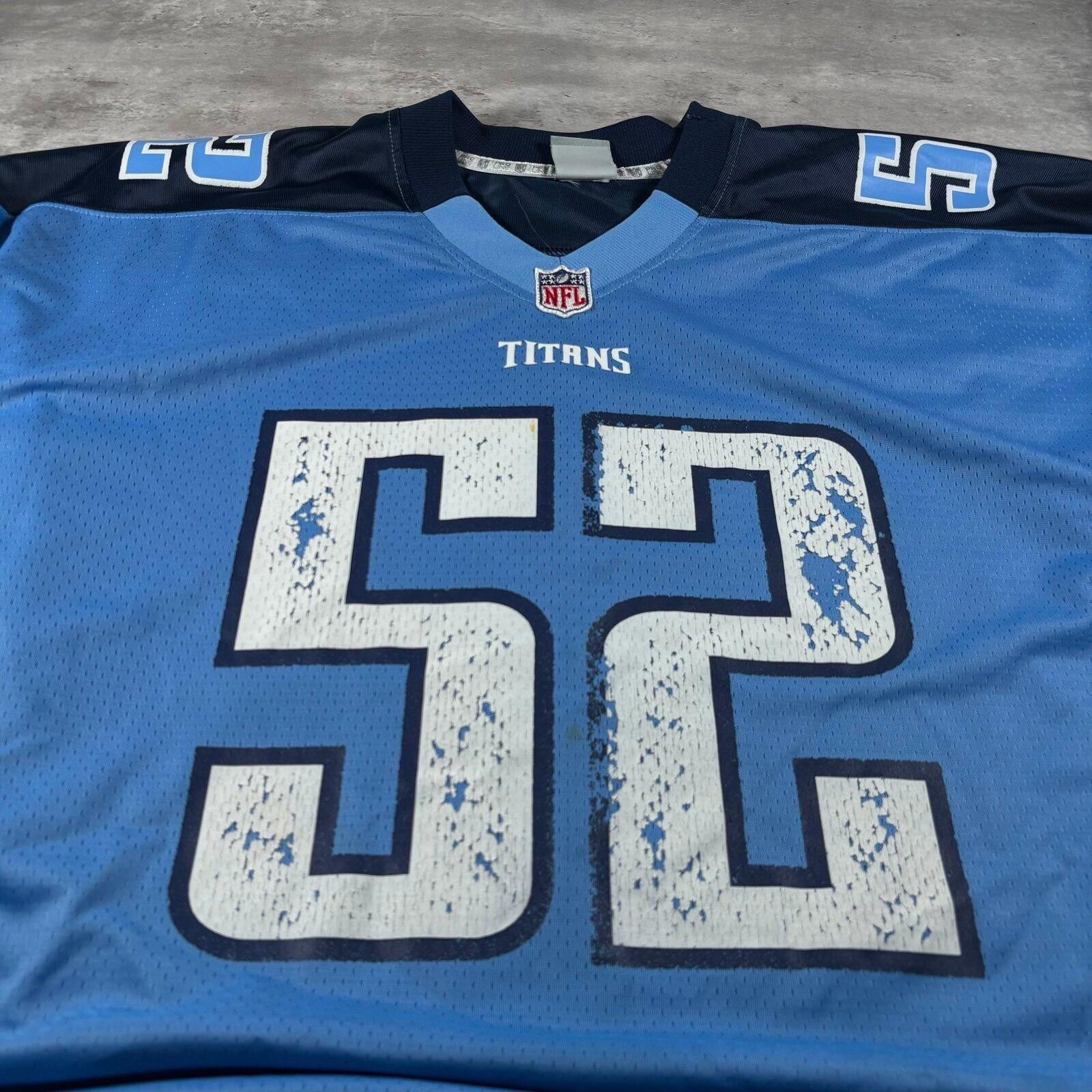 NFL Vintage Tennessee Titans #52 jersey Size US XL / EU 56 / 4 - 6 Thumbnail