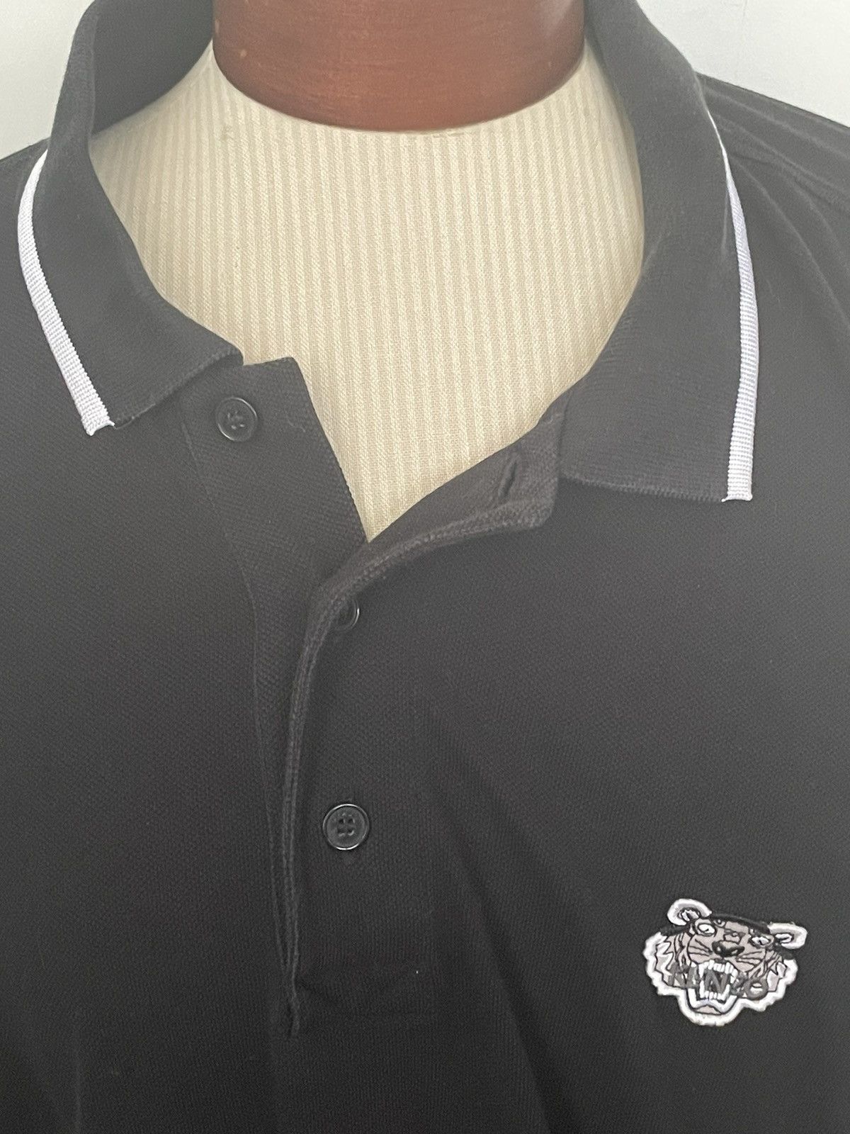Kenzo Kenzo Paris Black Classic Tiger Logo Polo Size Medium Size US M / EU 48-50 / 2 - 3 Thumbnail