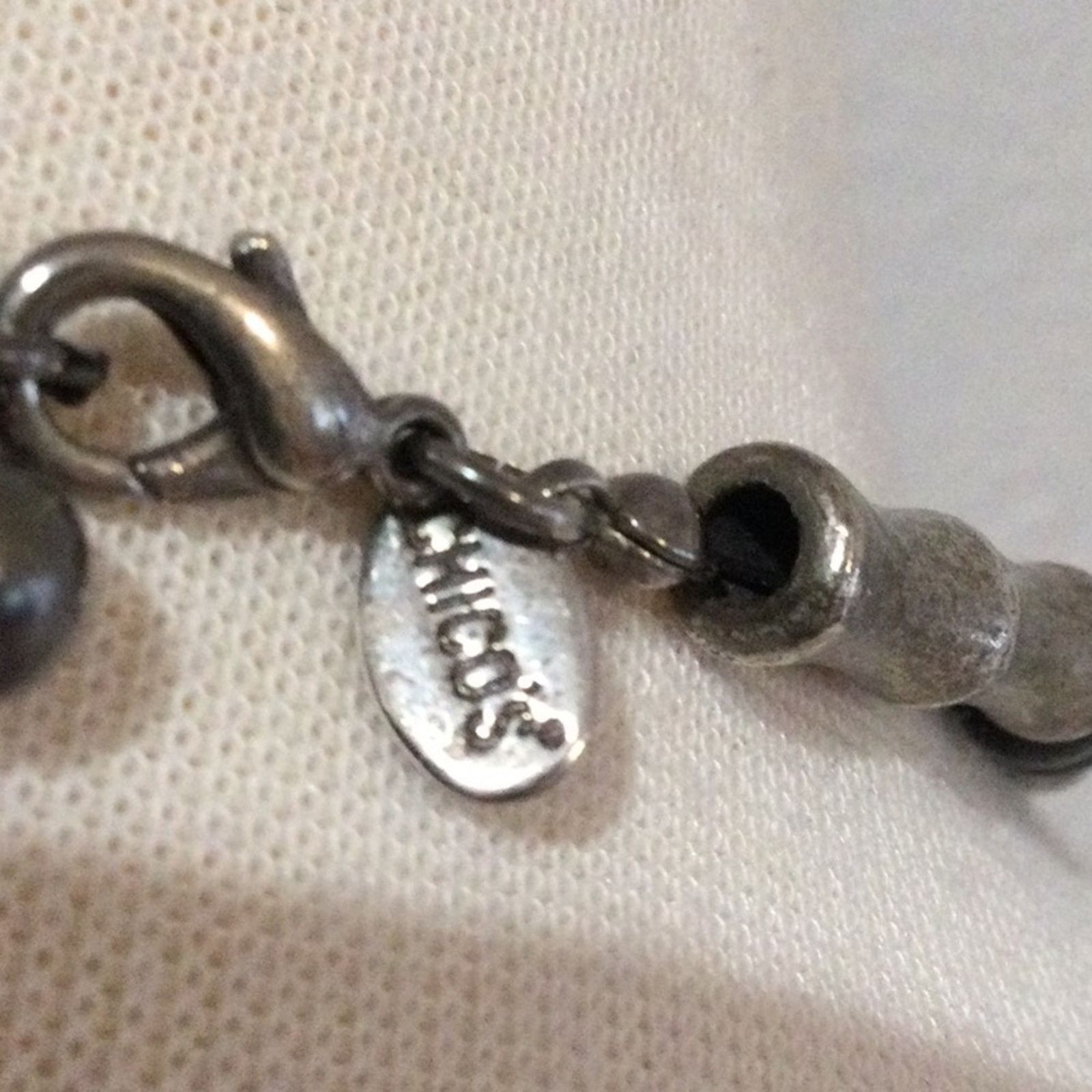 Chicos Chico's Vintage Silver Tone Pendant Necklace Size ONE SIZE - 10 Thumbnail