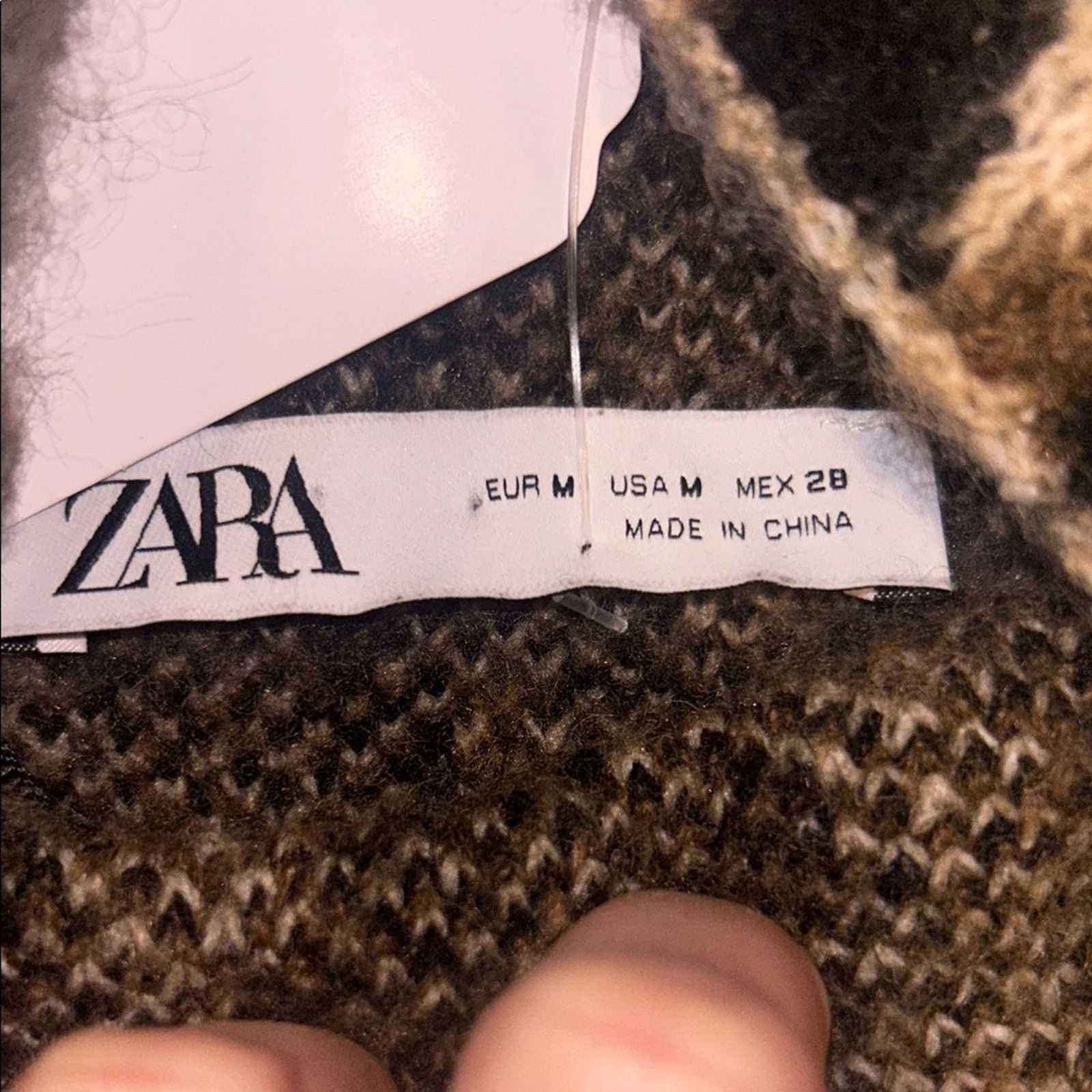 Zara Zara Black and Brown Zebra Print Sweater Size M / US 6-8 / IT 42-44 - 5 Thumbnail