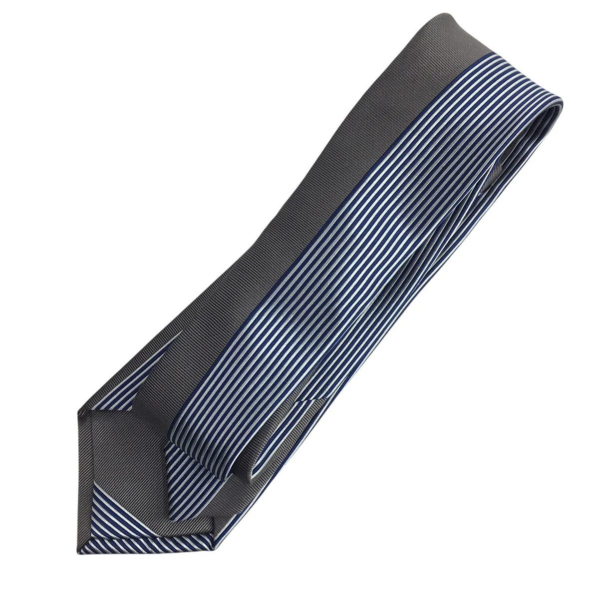 Yohji Yamamoto Yohji Yamamoto pour homme/Silk Striped Tie Size ONE SIZE - 3 Thumbnail