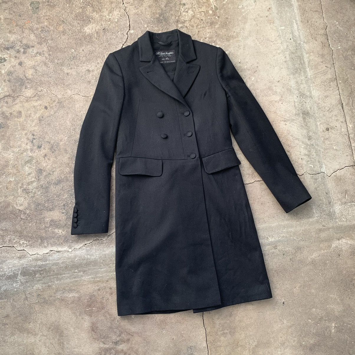 Allsaints Womens all saints Spitalfields long coat black Size M / US 6-8 / IT 42-44 - 2 Thumbnail