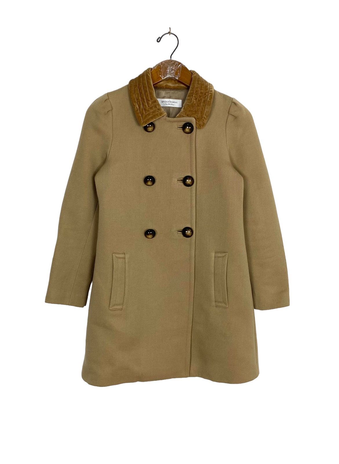Japanese Brand Rare‼️ Spick and Span Femme Wool Coat Made in Japan Size S / US 4 / IT 40 - 1 Thumbnail