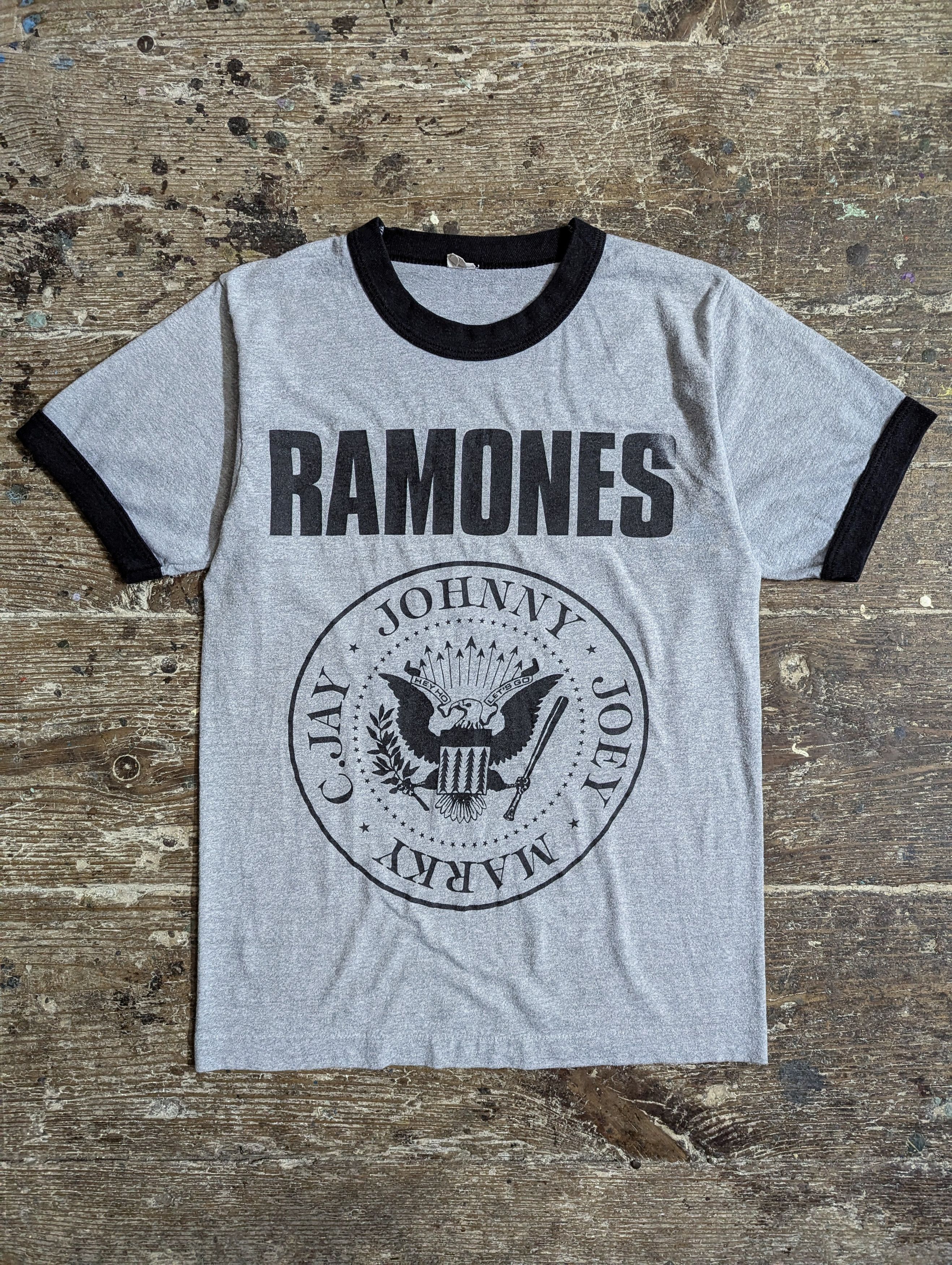 Band Tees 90s Ramones Logo Bootleg Ringer T Shirt Size US M / EU 48-50 / 2 - 1 Thumbnail