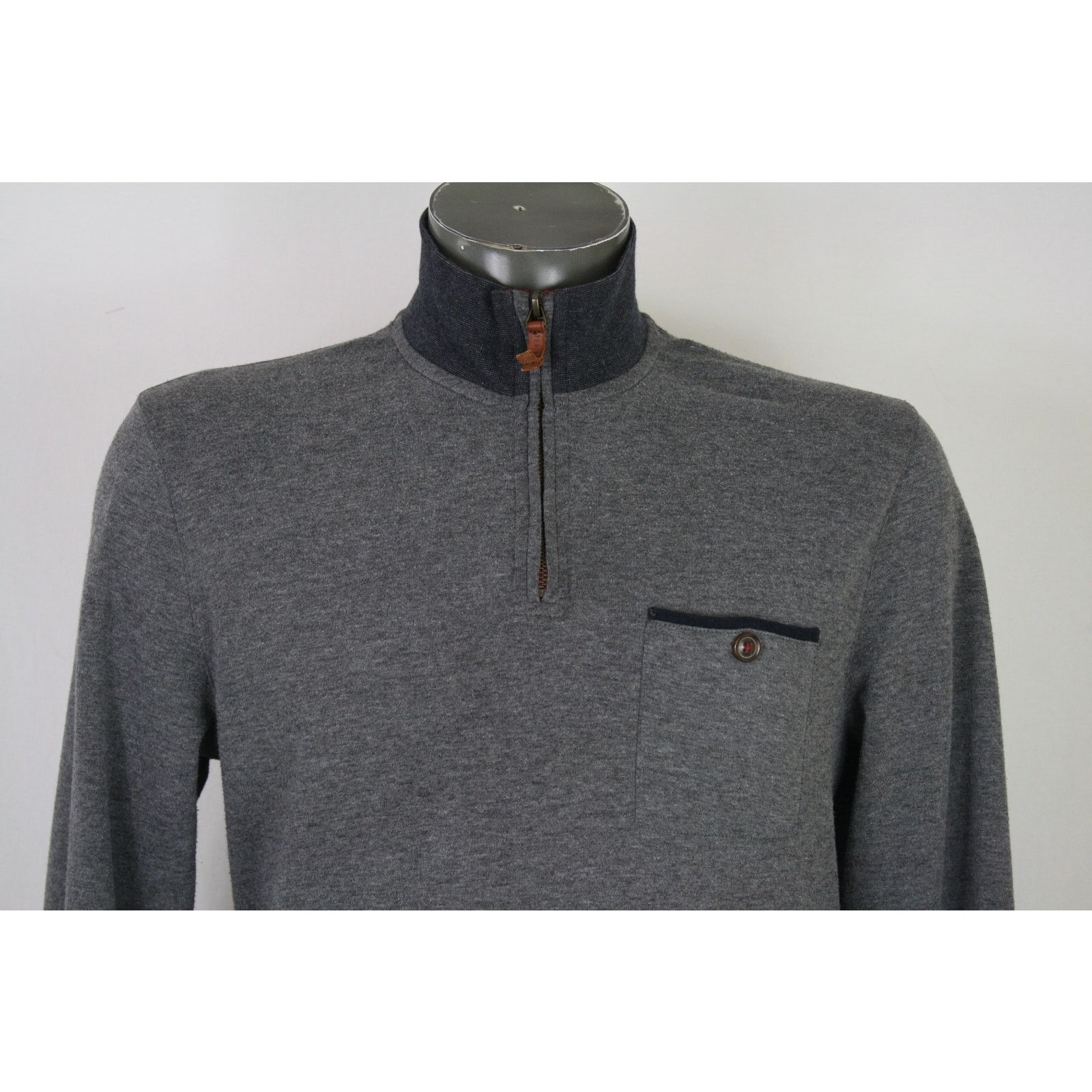 Ted Baker Ted Baker Sweater Lot L Cable Knit 1/4 Zip Textured 3 Piece Size US L / EU 52-54 / 3 - 6 Thumbnail
